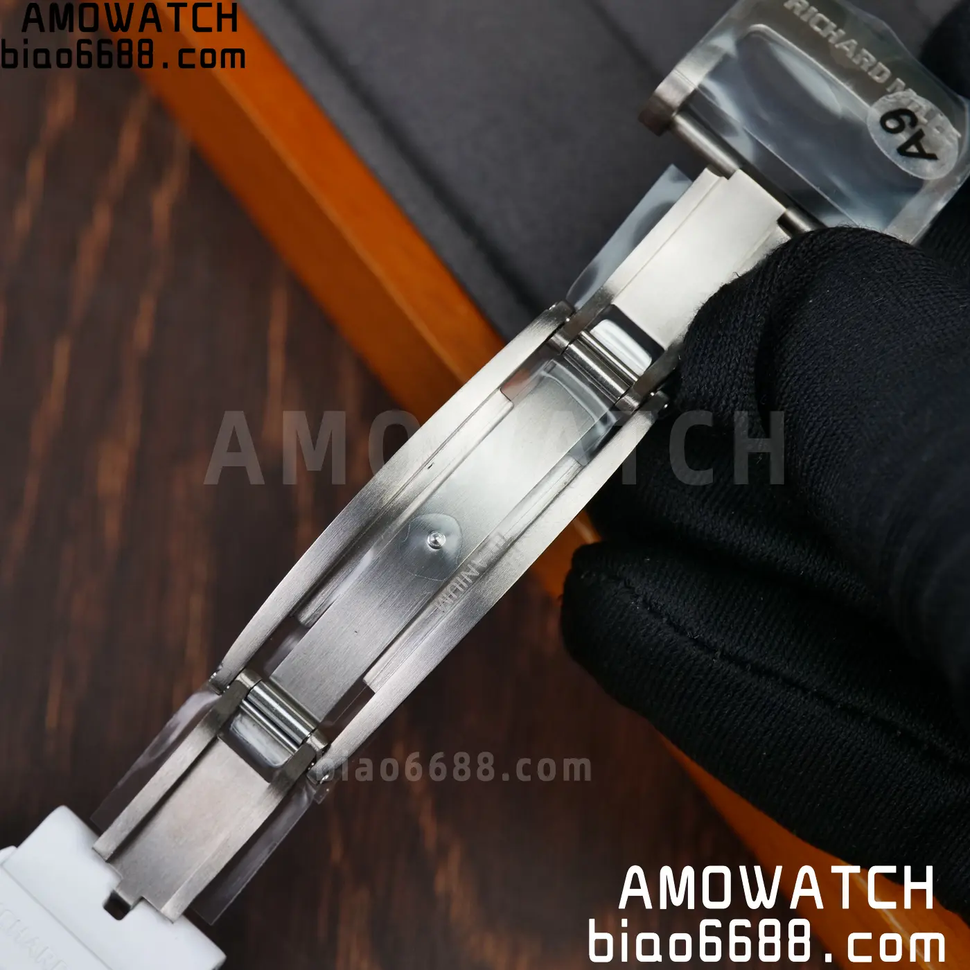 RICHARD MILLE RM055 A9F 1:1 Best Edition White Bezel on White Rubber Strap RMUL2 Free Sprung 133 83cf16390e492bb AMO Watch