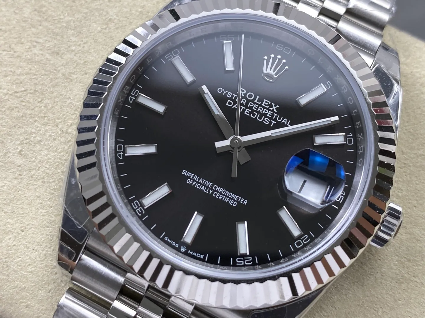 Rolex DateJust 41 126334 WKD 1:1 Best Edition Black Dial on Jubilee Bracelet JH3235 (Free Sprung) 28 886d8b8c3d65ced AMO Watch