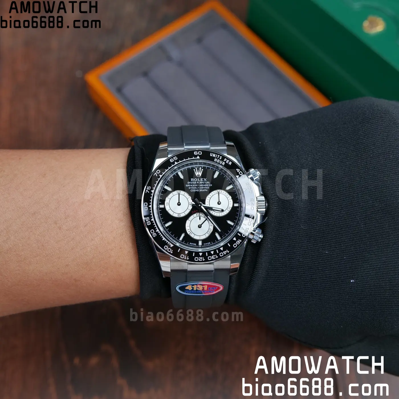 Rolex Daytona 126519 ERF Best Edition Black/Silver Dial on Oysterflex Strap JH4131 (Free Sprung) 97 89435fa2657c1a1 阿默表行AmoWatch
