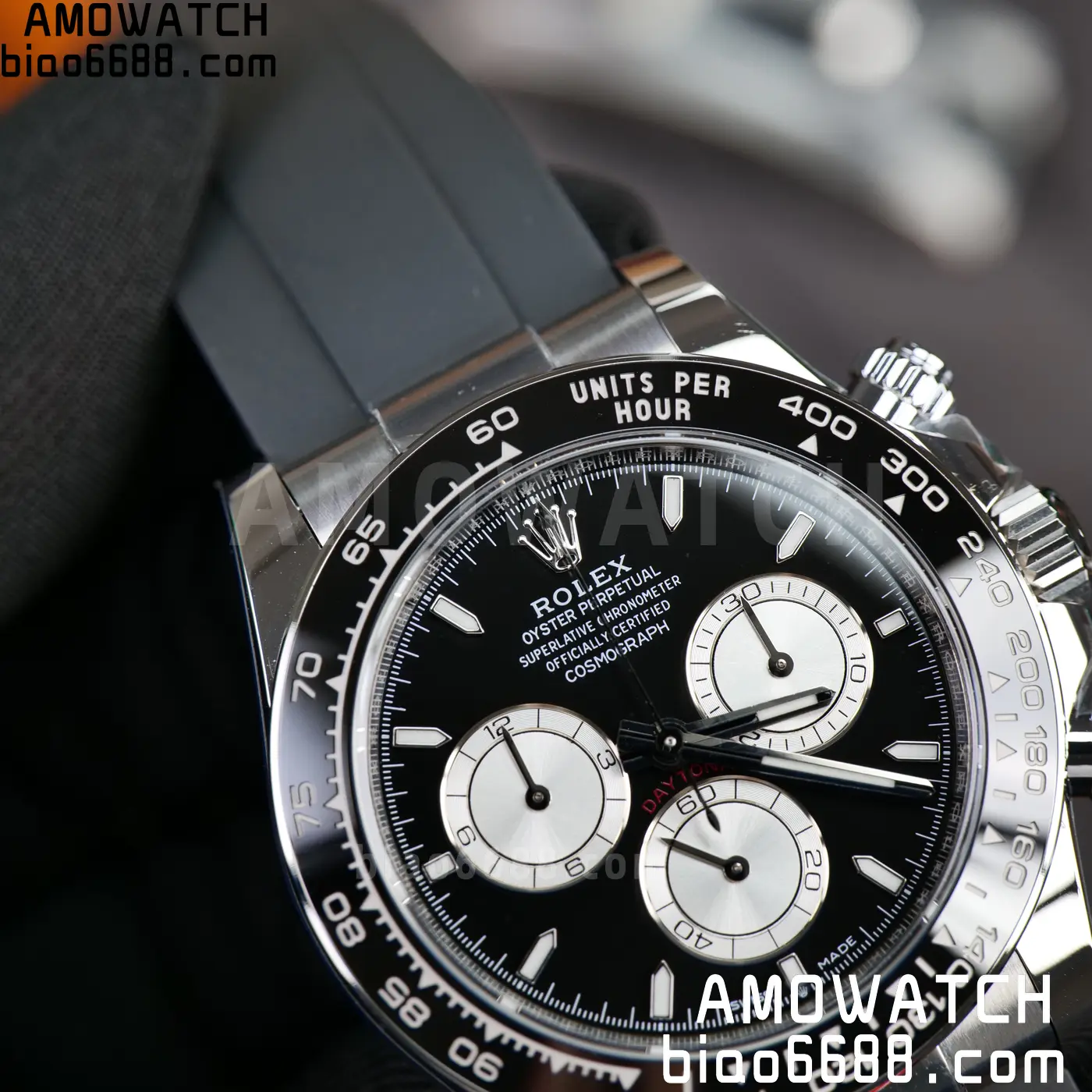 Rolex Daytona 126519 ERF Best Edition Black/Silver Dial on Oysterflex Strap JH4131 (Free Sprung) 86 8e3677596abb044 阿默表行AmoWatch