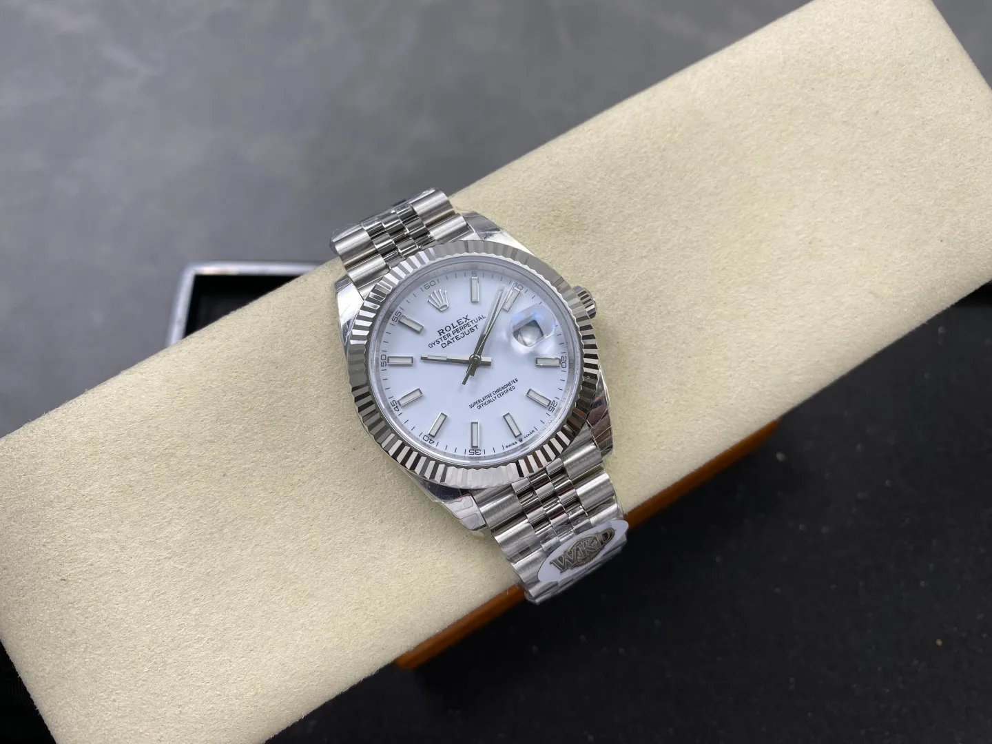 Rolex DateJust 41 126334 WKD 1:1 Best Edition White Dial on Jubilee Bracelet JH3235 (Free Sprung) 27 93dddf562bf3794 AMO Watch