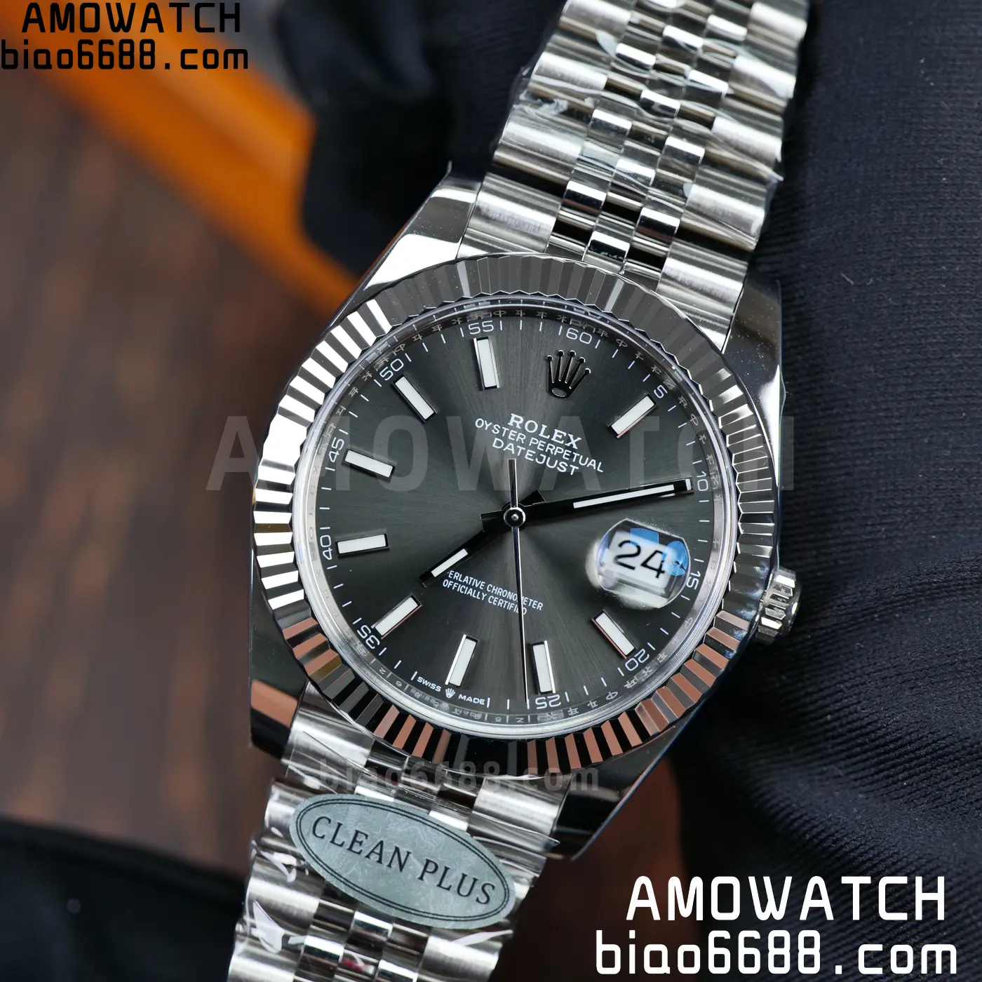 Rolex DateJust 41 126334 904L SS Clen Plus 1:1 Best Edition Black Stick Dial on Jubilee Bracelet DD3235 89 942fb19baf1f7de 阿默表行AmoWatch