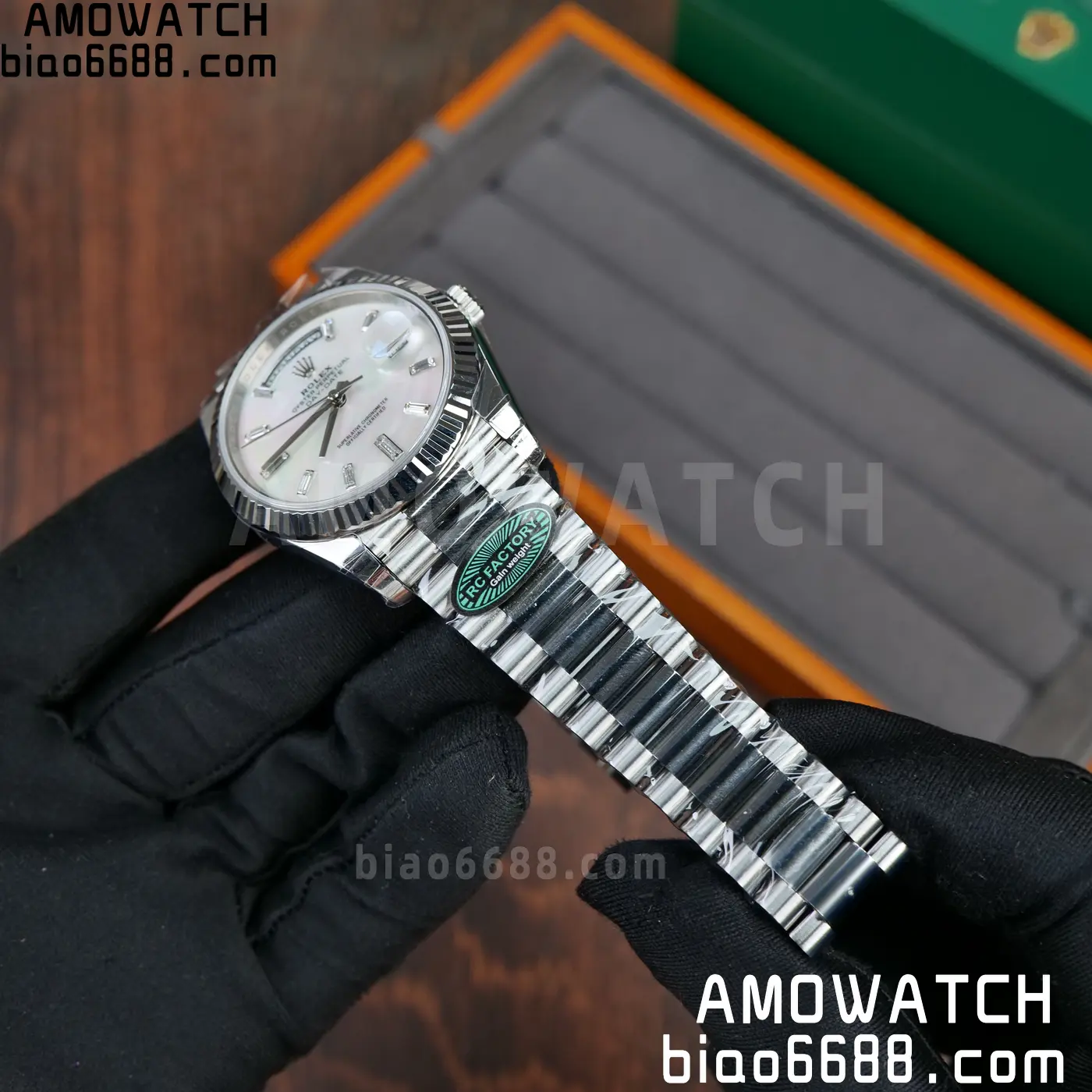Rolex Day Date 40 SS 228236 RCF 1:1 Best Edition MOP Dial on President Bracelet VR3255 (211g) 65 99d4705ec746ef9 阿默表行AmoWatch