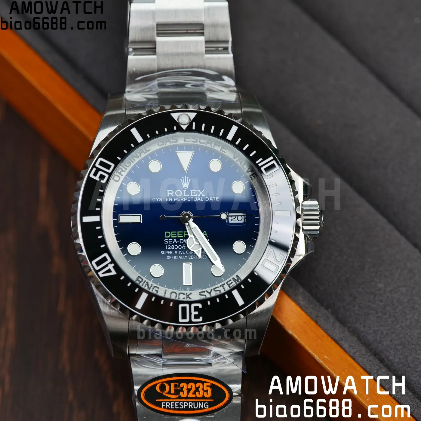 Rolex Sea Dweller D-Blue 126660 QF 1:1 Best Edition 904L SS Case and Bracelet JH3235 (Free Sprung) 104 9aeedf9ffc3e959 AMO Watch