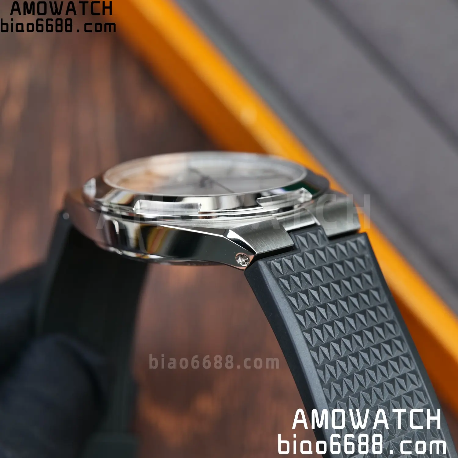 VC Overseas 4500V SS PPF 1:1 Best Edition Silver Dial on Black Rubber Strap A5100 73 a0eade8efec70dd AMO Watch