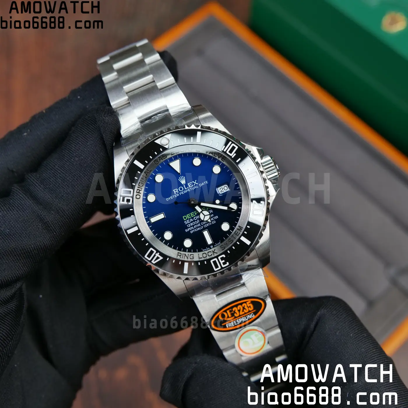 Rolex Sea Dweller D-Blue 126660 QF 1:1 Best Edition 904L SS Case and Bracelet JH3235 (Free Sprung) 73 a0f311f1f911a46 AMO Watch