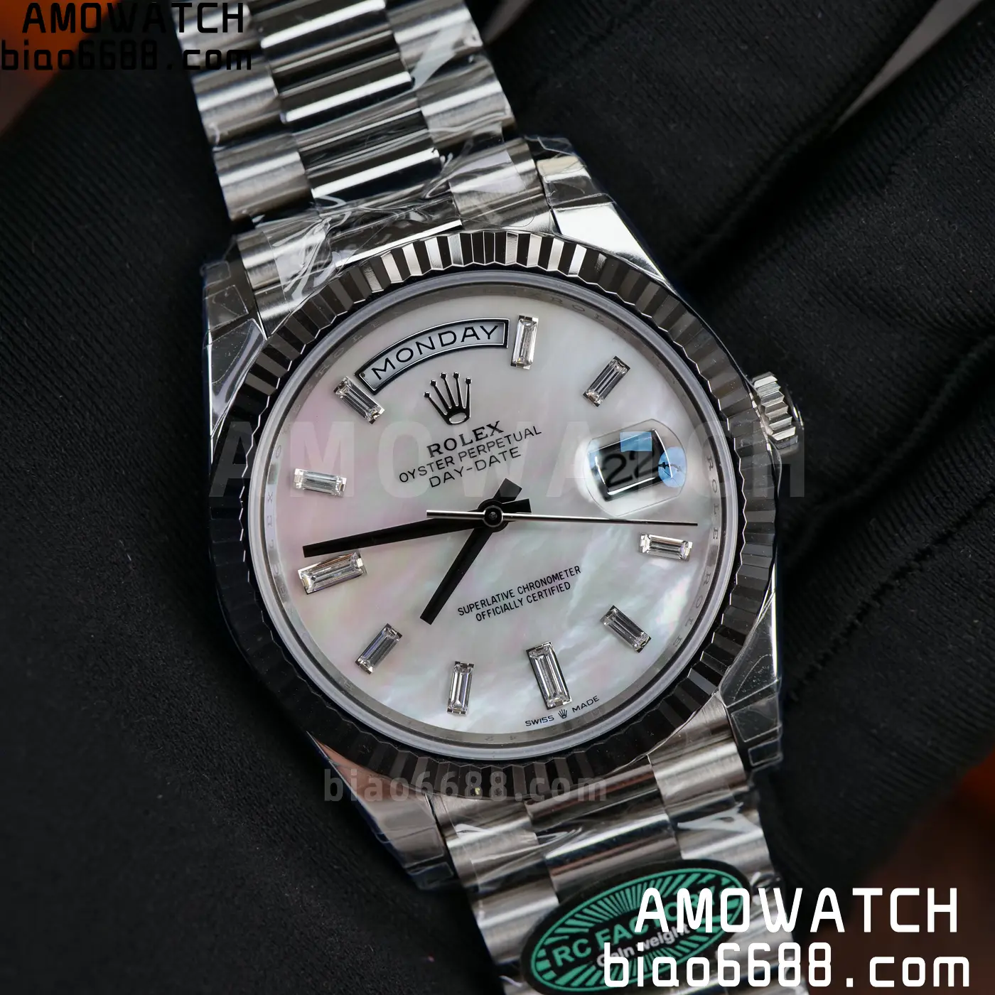 Rolex Day Date 40 SS 228236 RCF 1:1 Best Edition MOP Dial on President Bracelet VR3255 (211g) 78 a1ee81f20621c17 阿默表行AmoWatch