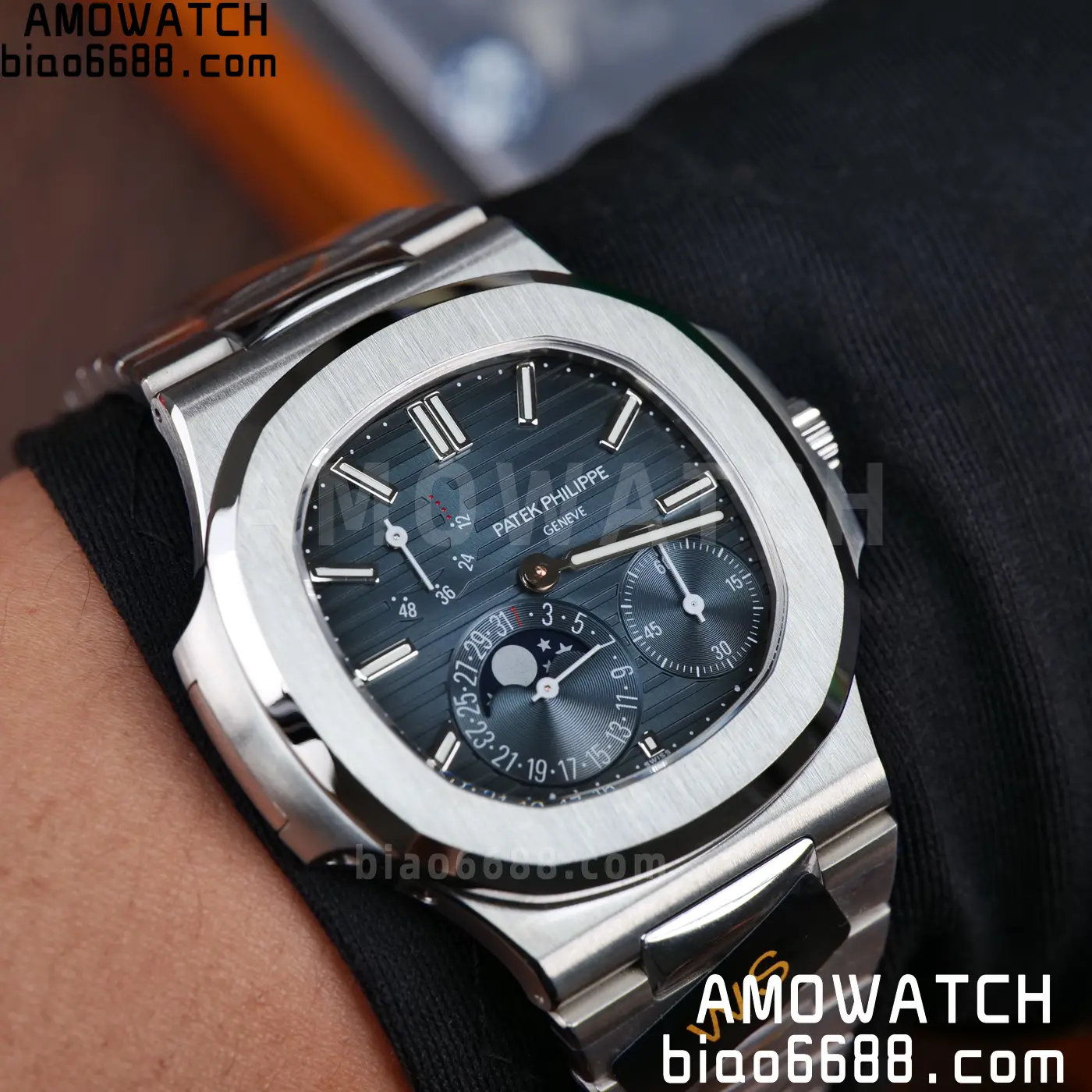 Patek Philippe Nautilus 5712 SS WSF VVS Moon Phase Module 93 a4dd89458e16898 AMO Watch