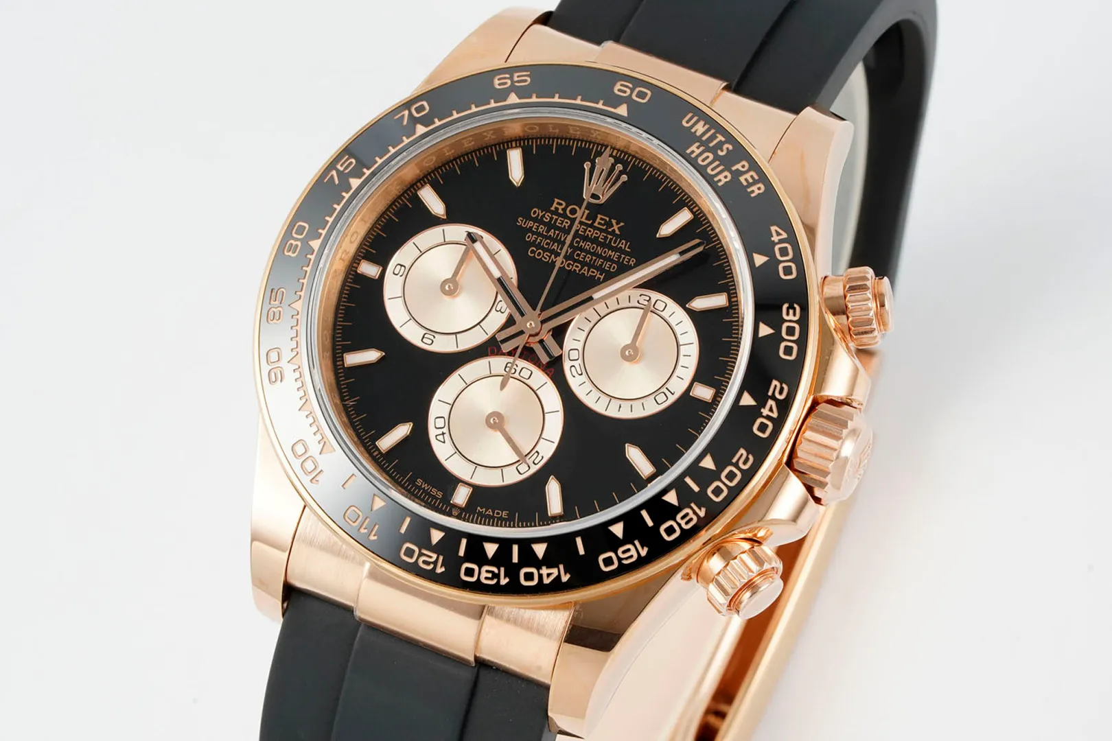 Rolex Daytona 126515 ERF Best Edition Black/RG Dial on Oysterflex Strap JH4131 (Free Sprung) 21 a8c8eb550098c66 阿默表行AmoWatch