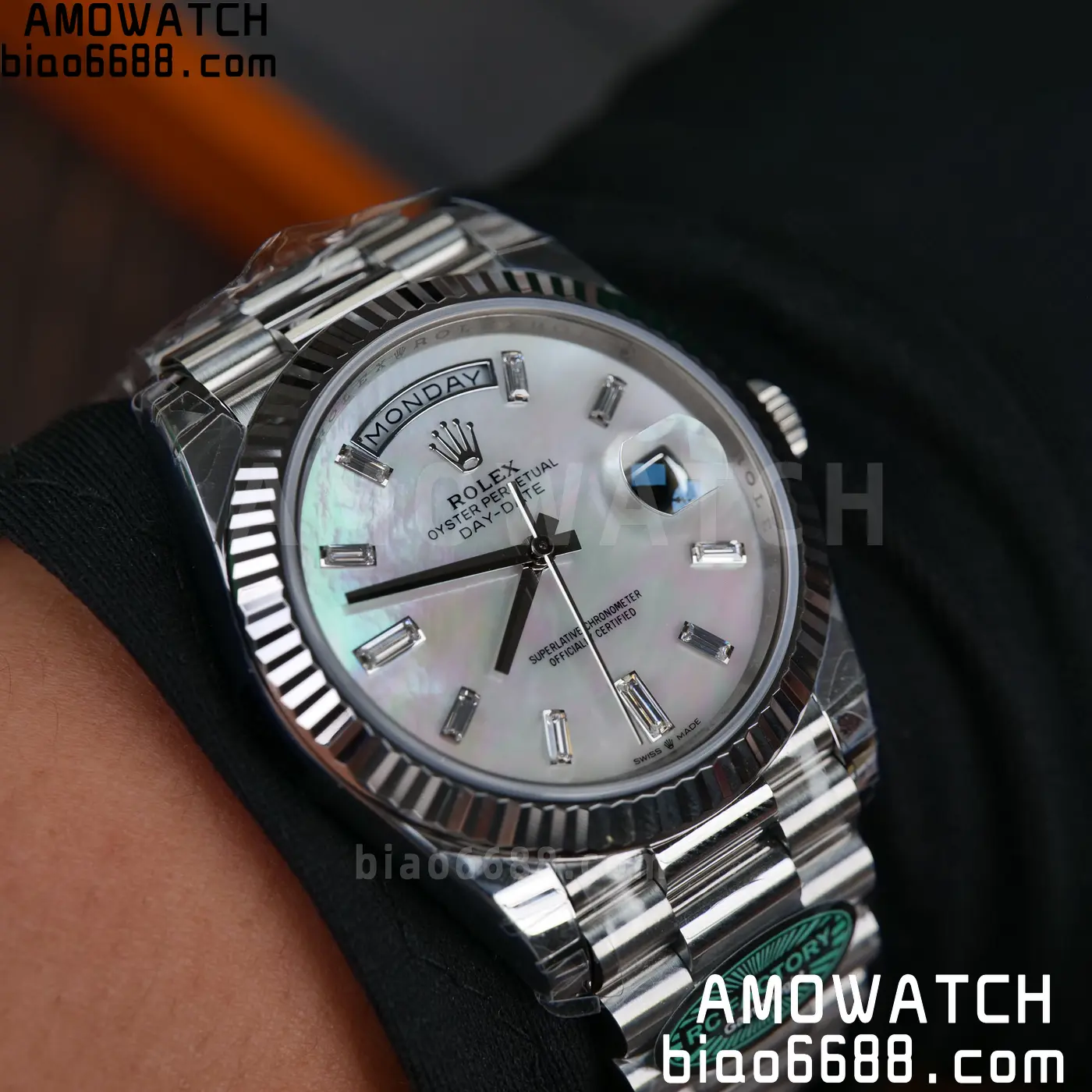 Rolex Day Date 40 SS 228236 RCF 1:1 Best Edition MOP Dial on President Bracelet VR3255 (211g) 88 a9078a279fe7916 阿默表行AmoWatch