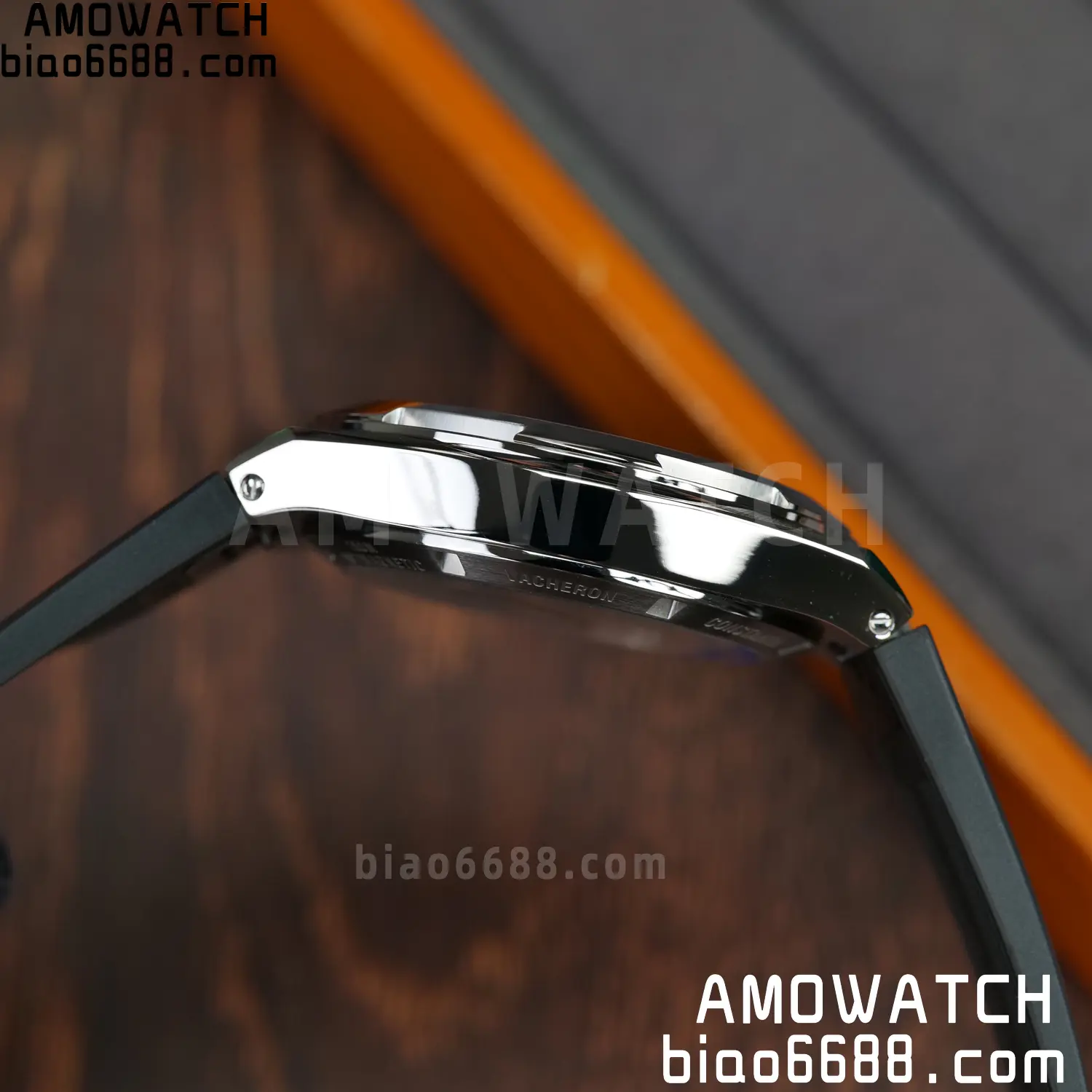 VC Overseas 4500V SS PPF 1:1 Best Edition Silver Dial on Black Rubber Strap A5100 72 aaae247ceaaaa15 AMO Watch
