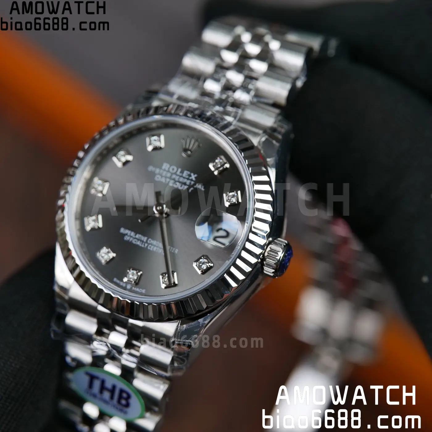 Rolex DateJust 31 278274 THBF 1:1 Best Edition 904L Steel Fluted Gray Dial on SS Jubilee Bracelet HZ Cal.2236 77 ade2c53cc356774 阿默表行AmoWatch