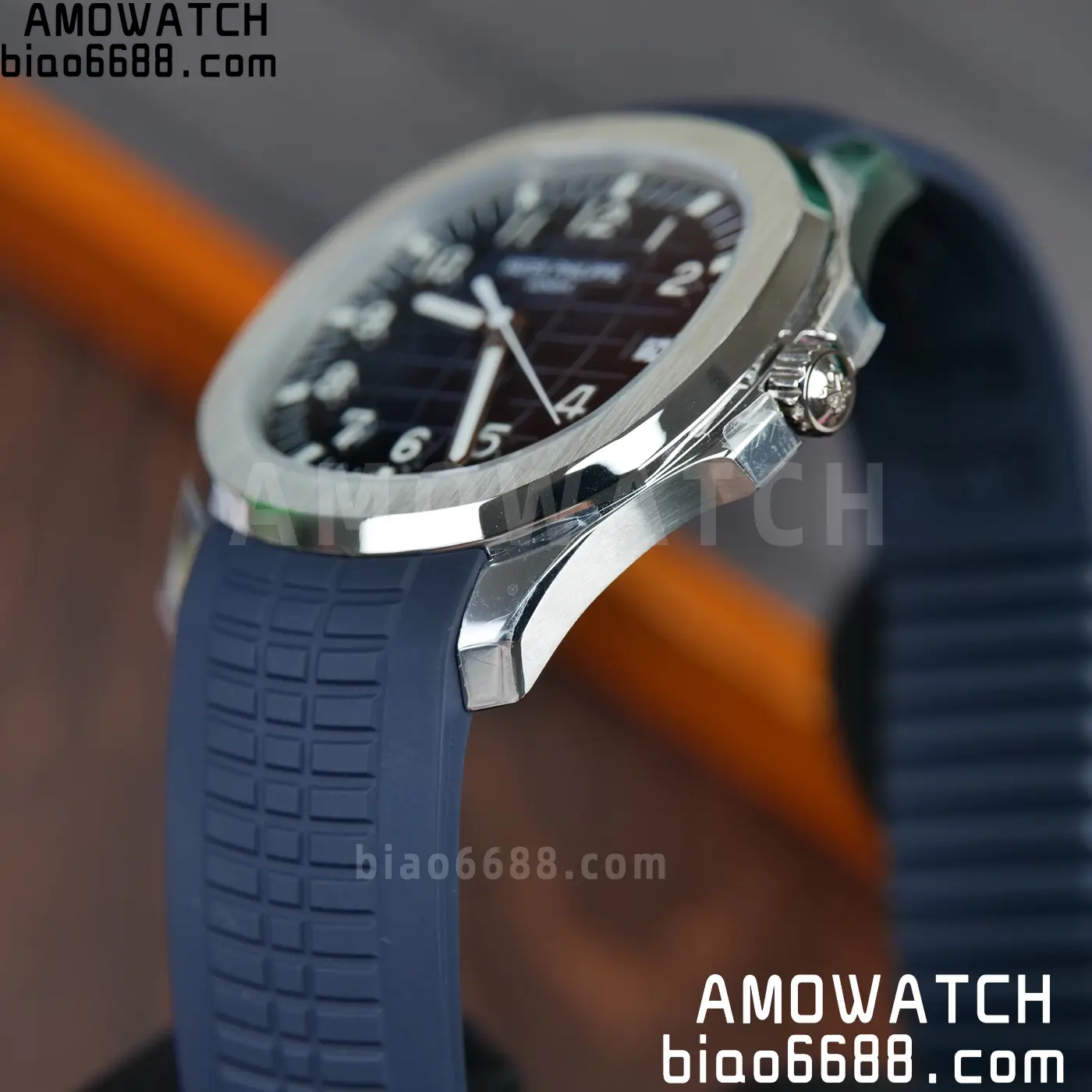 PP Aquanaut 5168G 42mm SS OMEF 1:1 Best Edition Blue Dial on Blue Rubber Strap DPB330 Weighted 135g 98 b3f9c9ffdf1fe57 AMO Watch