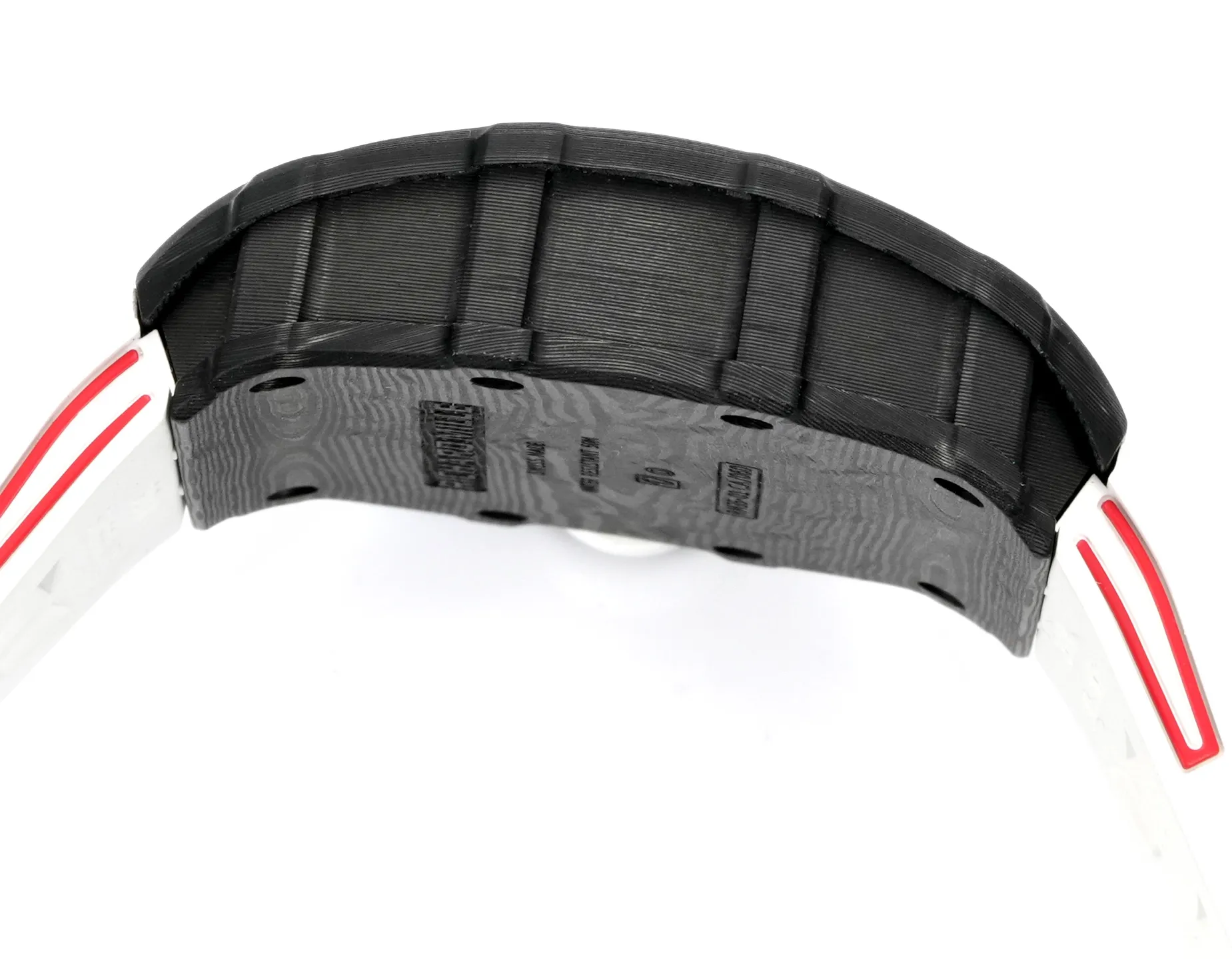 RICHARD MILLE RM035 RM35-01 Black Carbon NEW Factory Best Edition Skeleton Dial on White/Red Rubber Strap Clone RMUL3 24 b94204234c29e80 1 AMO Watch