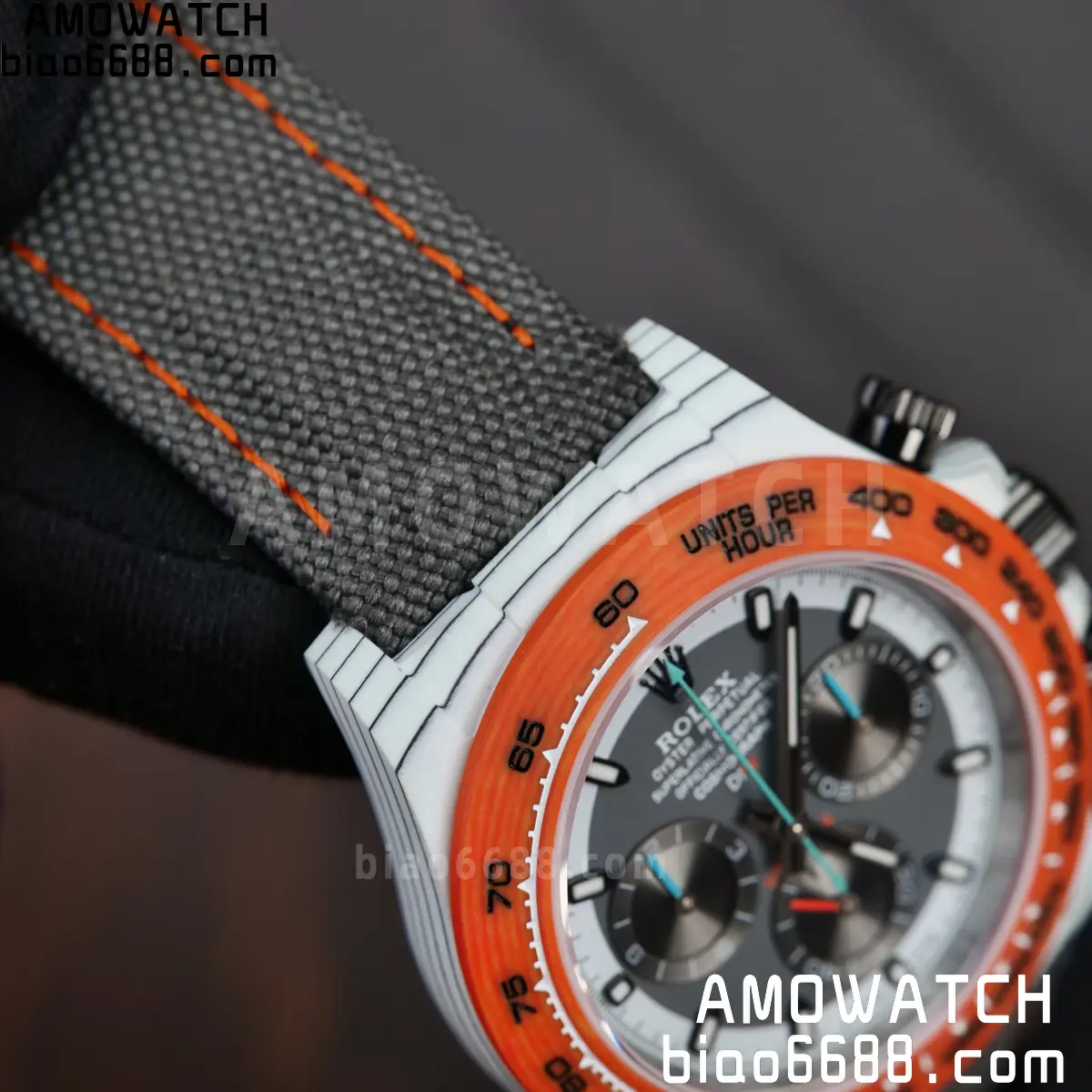 Rolex Daytona DIW White Carbon Ocellaris N6F1:1 Best Edition White/Gray Dial on Black Nylon Strap SA4130 74 c024f78f569fa2b AMO Watch