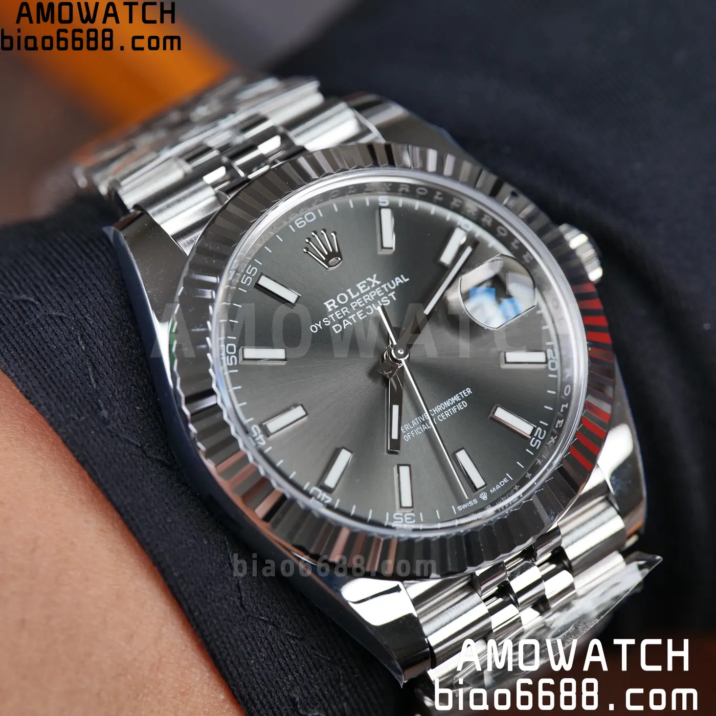 Rolex DateJust 41 126334 904L SS Clen Plus 1:1 Best Edition Black Stick Dial on Jubilee Bracelet DD3235 97 c572e529c91e118 阿默表行AmoWatch