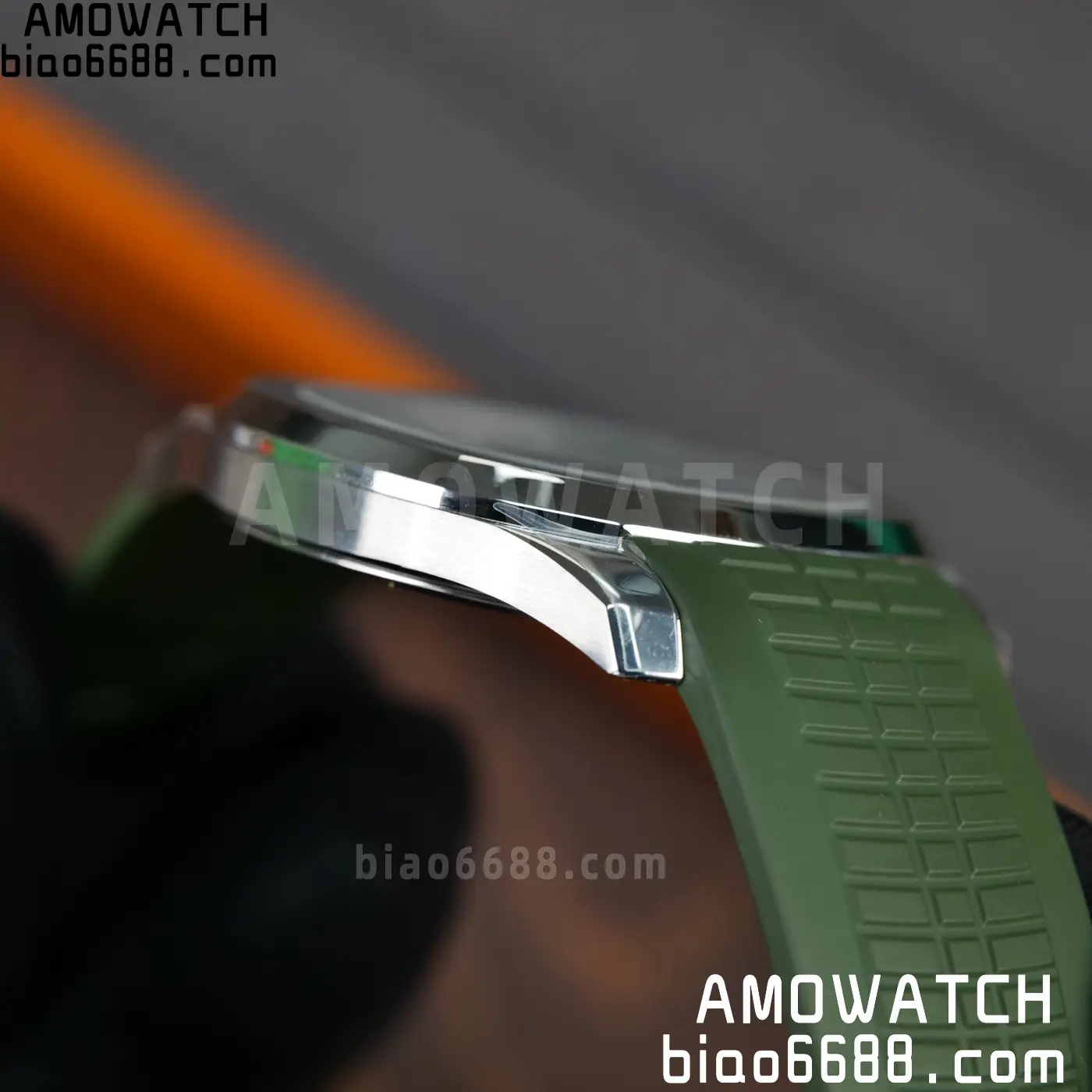 PP Aquanaut 5168G 42mm SS OMEF 1:1 Best Edition Green Dial on Green Rubber Strap DPB330 Weighted 135g 108 c7d77df7d82179e AMO Watch