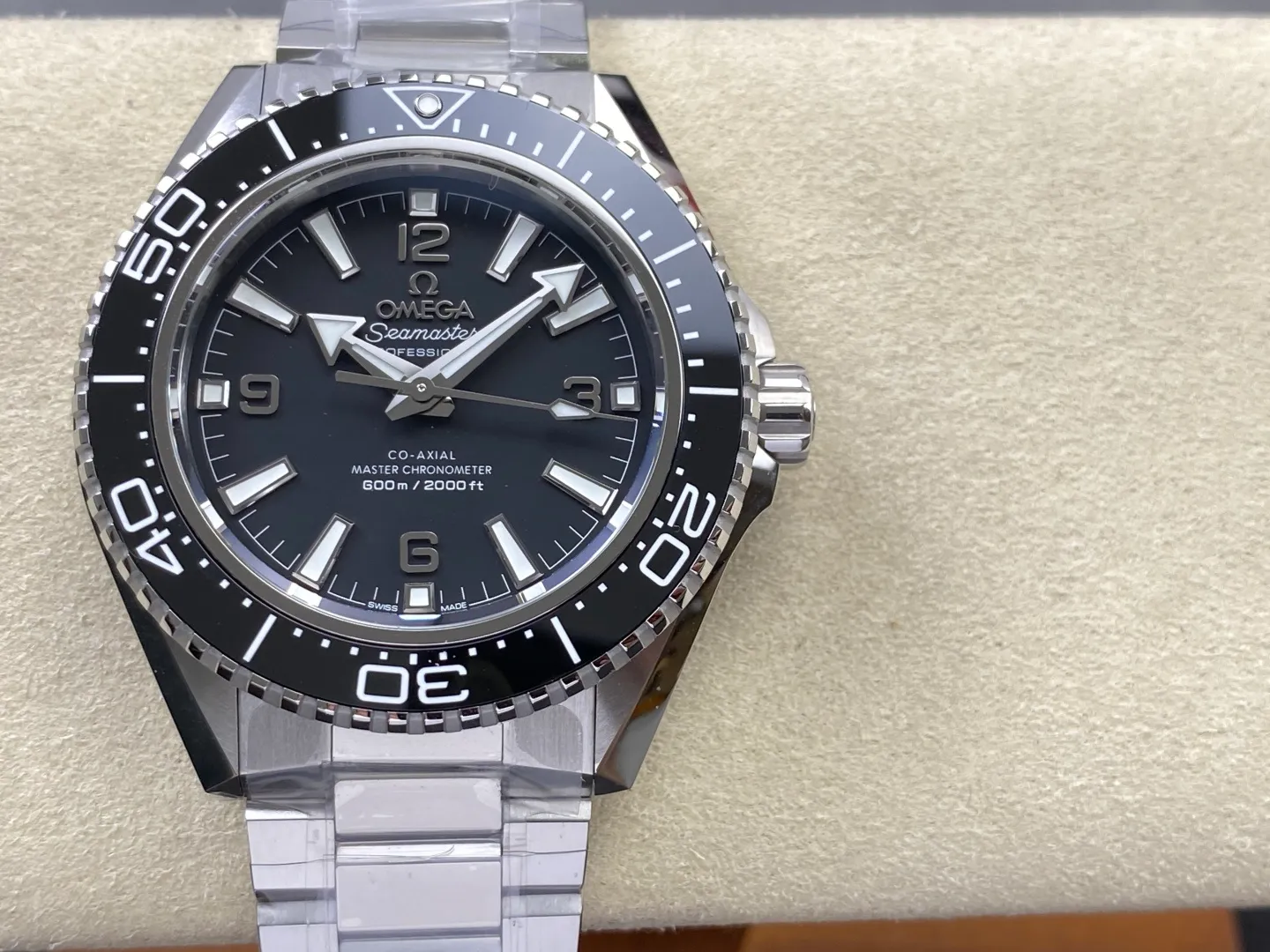 Omega Planet Ocean 600M SS Black VSF 1:1 Best Edition on SS Bracelet VS8912 28 c8c9bafefa52b41 阿默表行AmoWatch