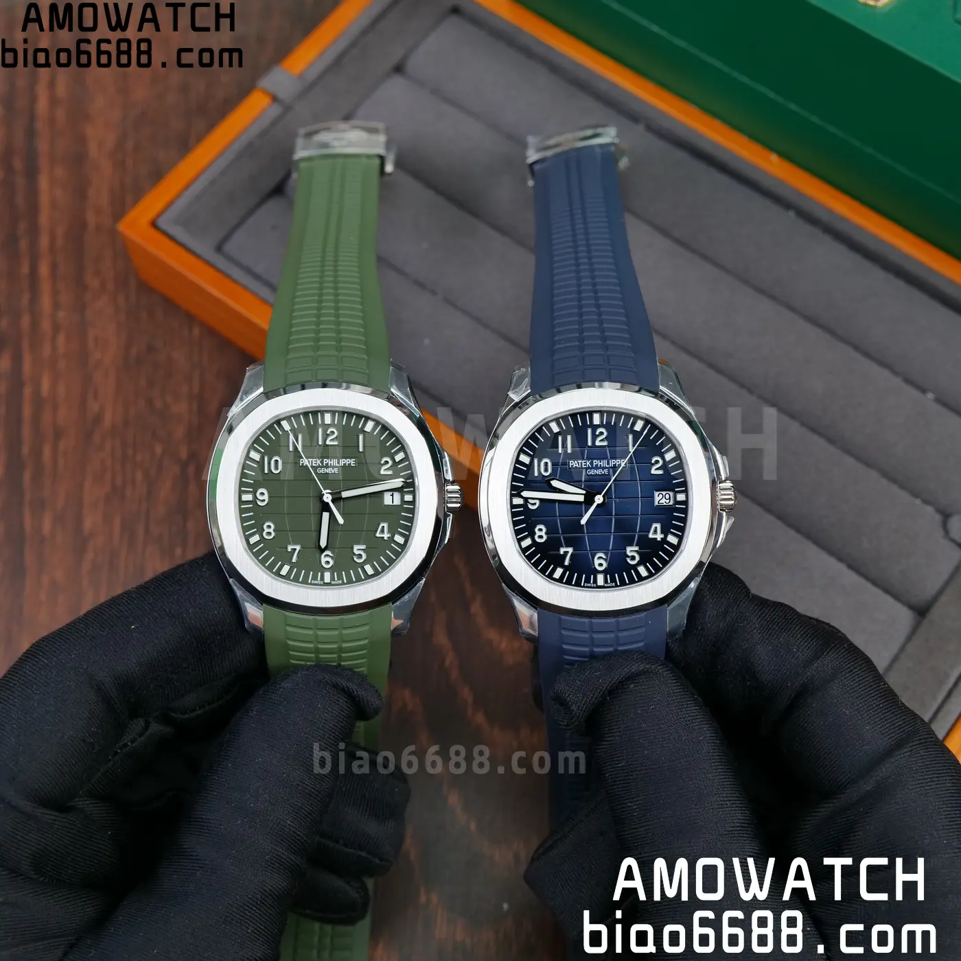PP Aquanaut 5168G 42mm SS OMEF 1:1 Best Edition Blue Dial on Blue Rubber Strap DPB330 Weighted 135g 126 d0e31fcb145de9c AMO Watch