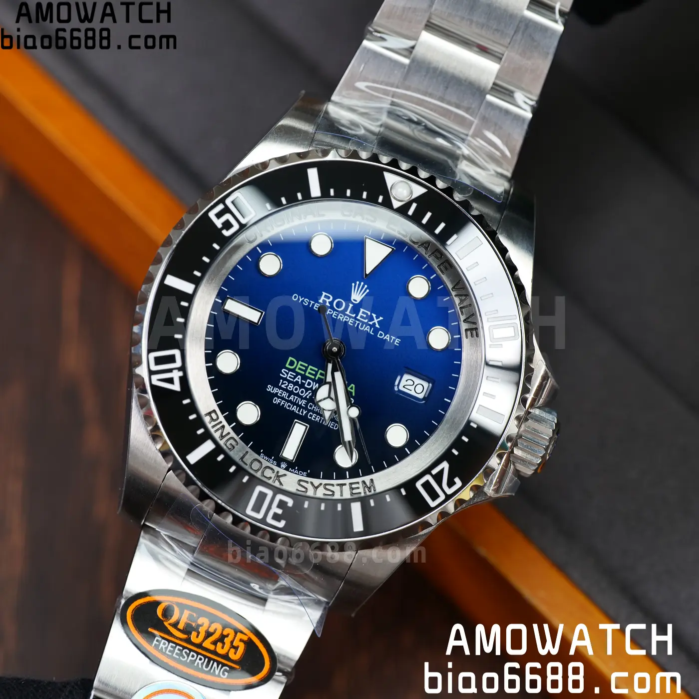 Rolex Sea Dweller D-Blue 126660 QF 1:1 Best Edition 904L SS Case and Bracelet JH3235 (Free Sprung) 105 d1dfddbf26e67ca AMO Watch