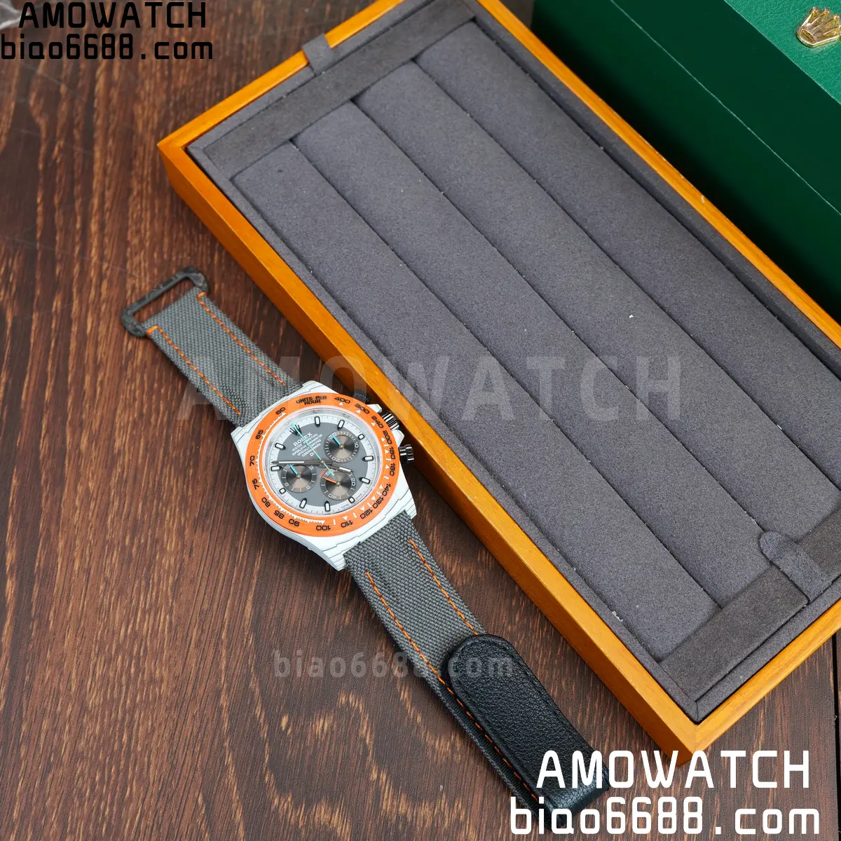 Rolex Daytona DIW White Carbon Ocellaris N6F1:1 Best Edition White/Gray Dial on Black Nylon Strap SA4130 63 d413adc578736ea AMO Watch