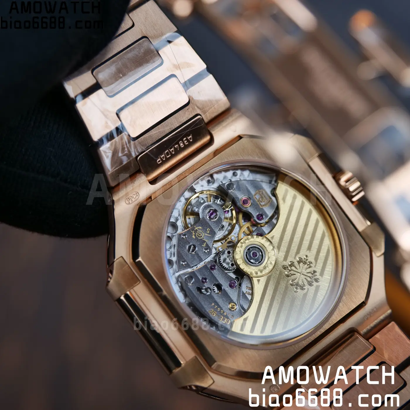 PP Cubitus 7128 RG BBF Best Edition Brown Dial on RG Bracelet DD330 Super Clone 82 d43df5b2771d1ec AMO Watch