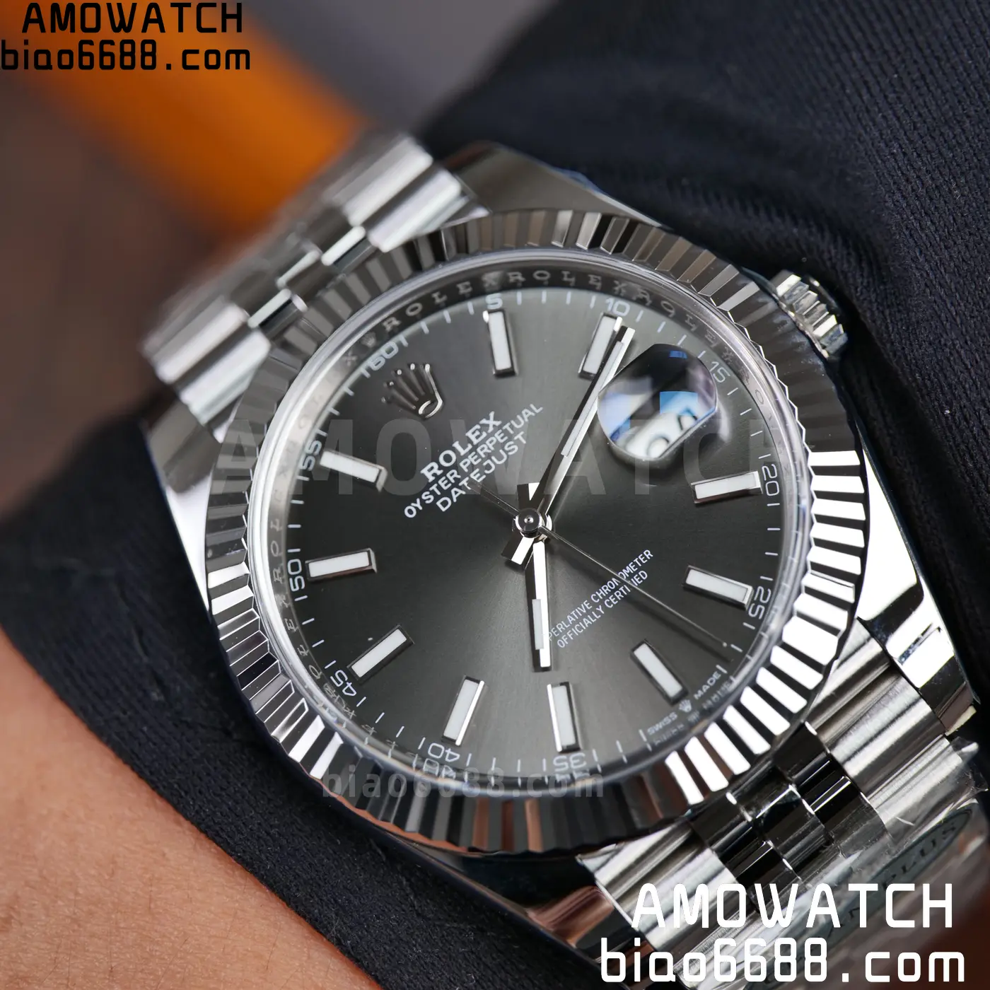 Rolex DateJust 41 126334 904L SS Clen Plus 1:1 Best Edition Black Stick Dial on Jubilee Bracelet DD3235 96 e1fe5833e19e625 阿默表行AmoWatch