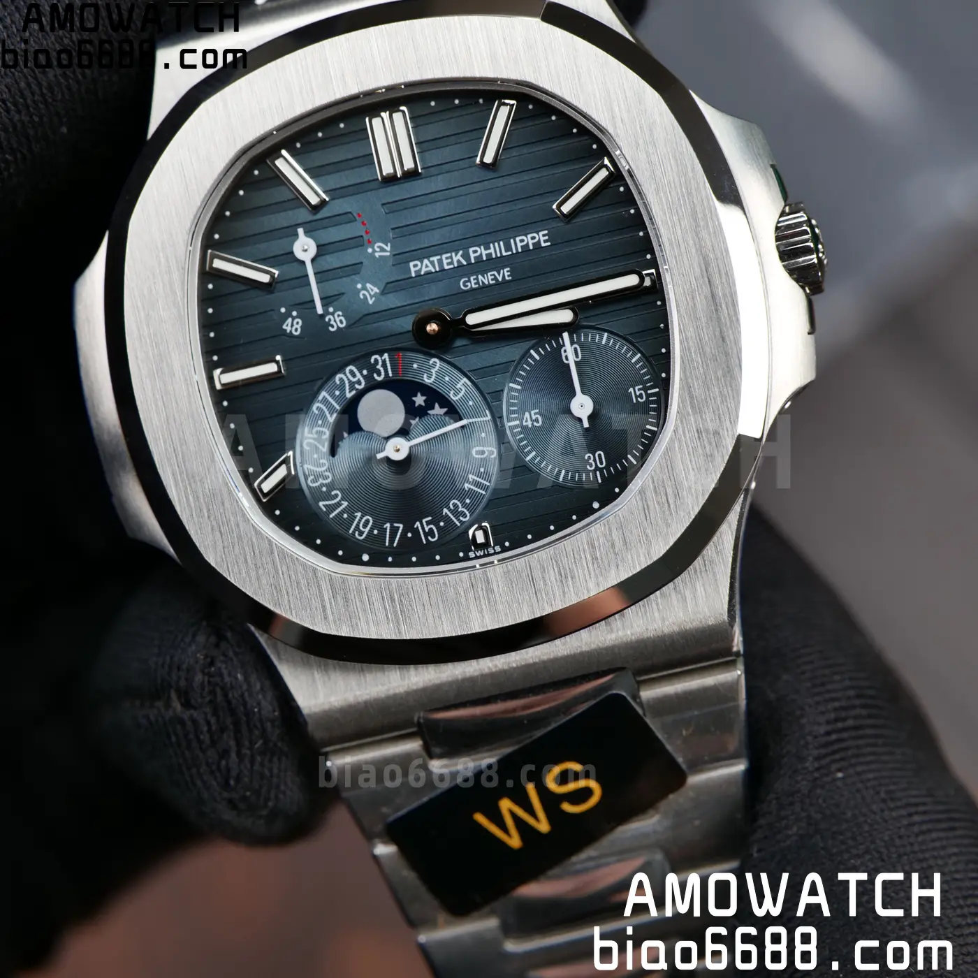 Patek Philippe Nautilus 5712 SS WSF VVS Moon Phase Module 80 e7f635497dfe0dc AMO Watch