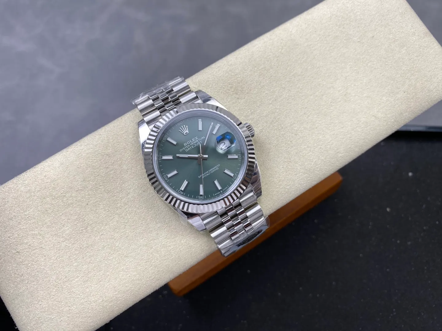 Rolex DateJust 41 126334 WKD 1:1 Best Edition Green Dial on Jubilee Bracelet JH3235 (Free Sprung) 27 e926d2338daf2ae AMO Watch