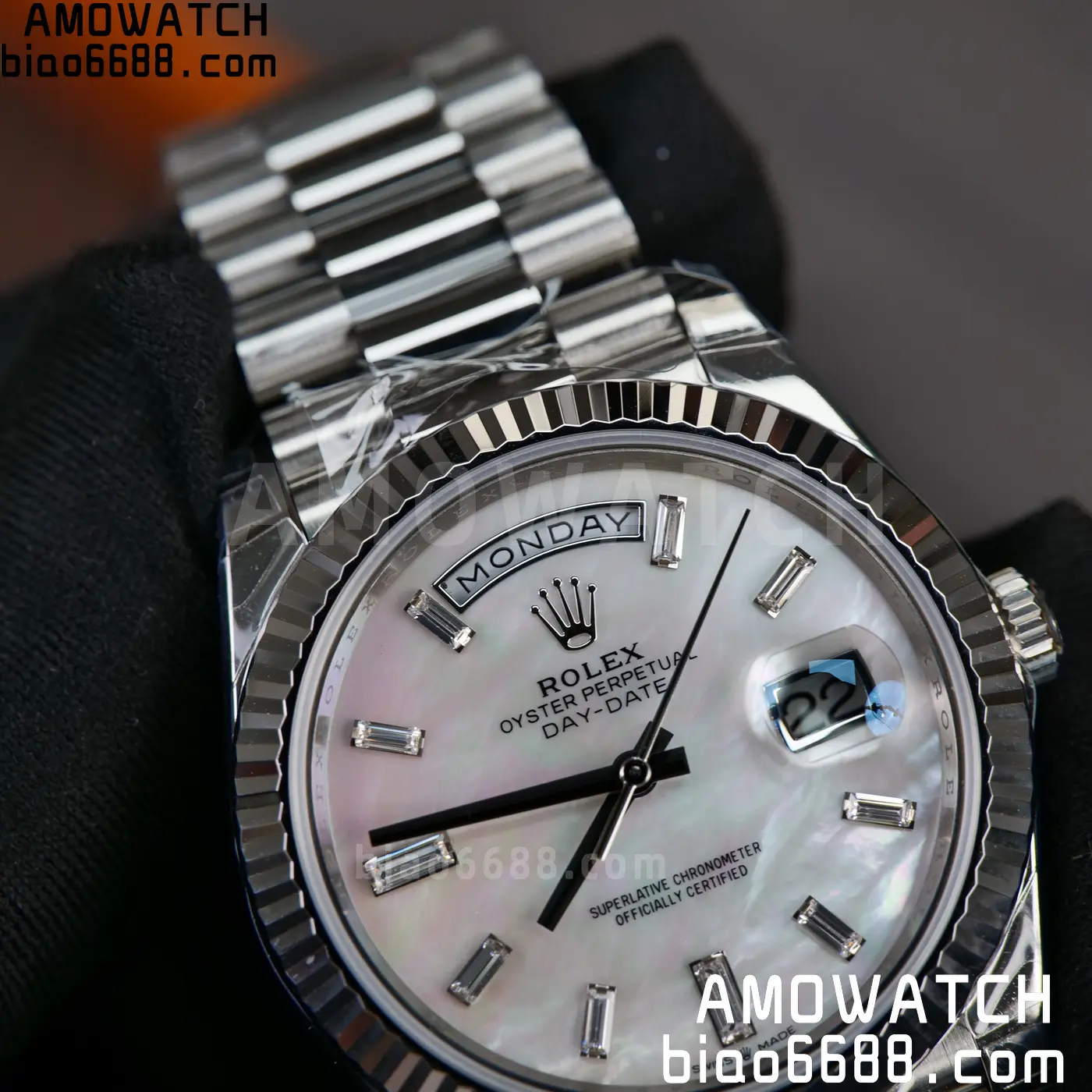 Rolex Day Date 40 SS 228236 RCF 1:1 Best Edition MOP Dial on President Bracelet VR3255 (211g) 76 e9d4c9afcc813df 阿默表行AmoWatch