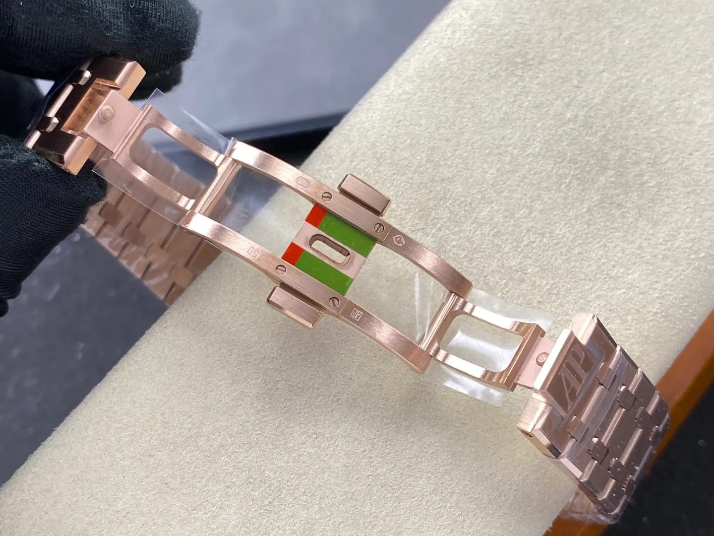 AP Royal Oak 41mm Skeleton 15407 RG THB Factory 1:1 Best Edition Skeleton Dial on RG Bracelet A3132 V3 (Free Sprung) 33 eb62889fdd5431c 阿默表行AmoWatch