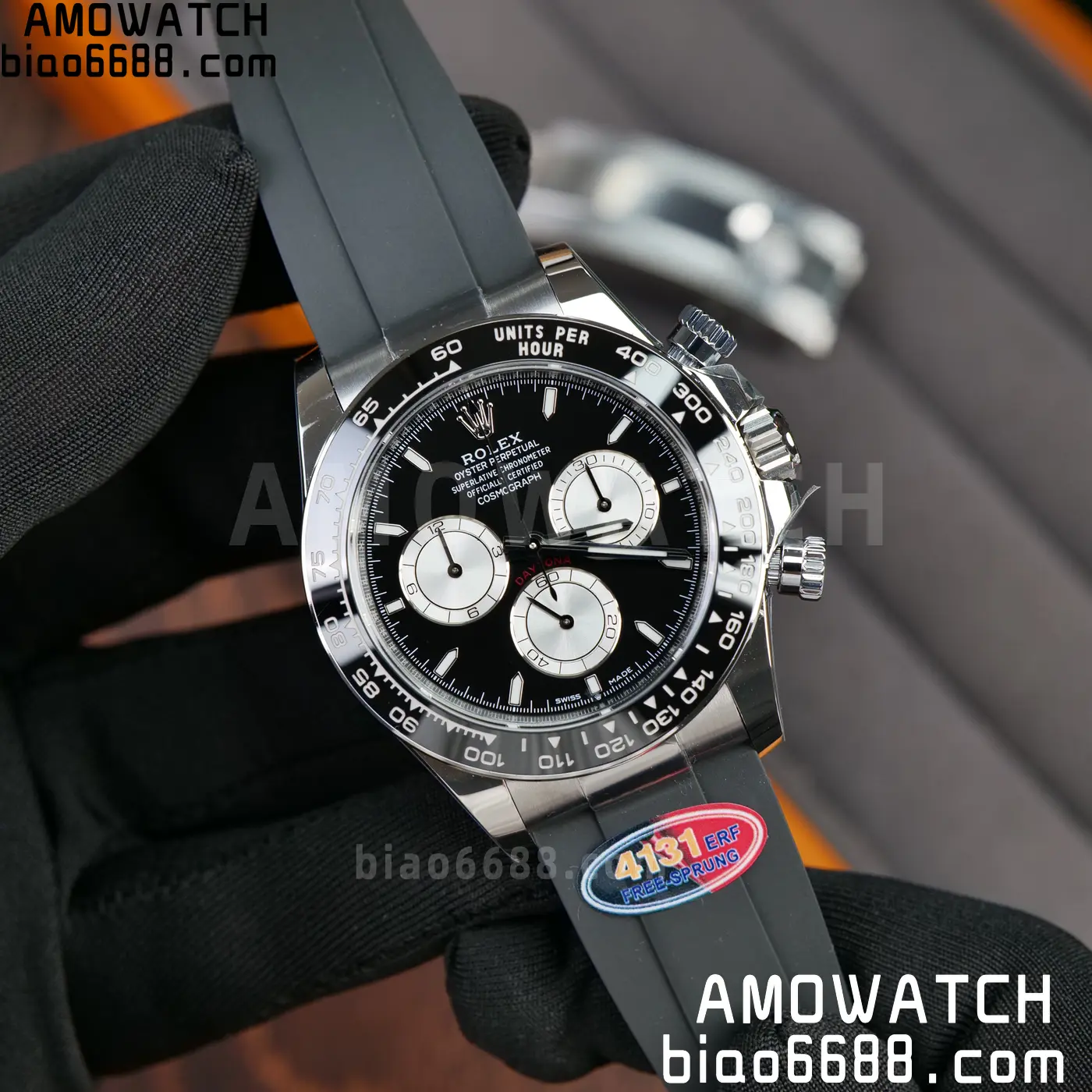Rolex Daytona 126519 ERF Best Edition Black/Silver Dial on Oysterflex Strap JH4131 (Free Sprung) 70 ed19afc3a82bdc0 阿默表行AmoWatch