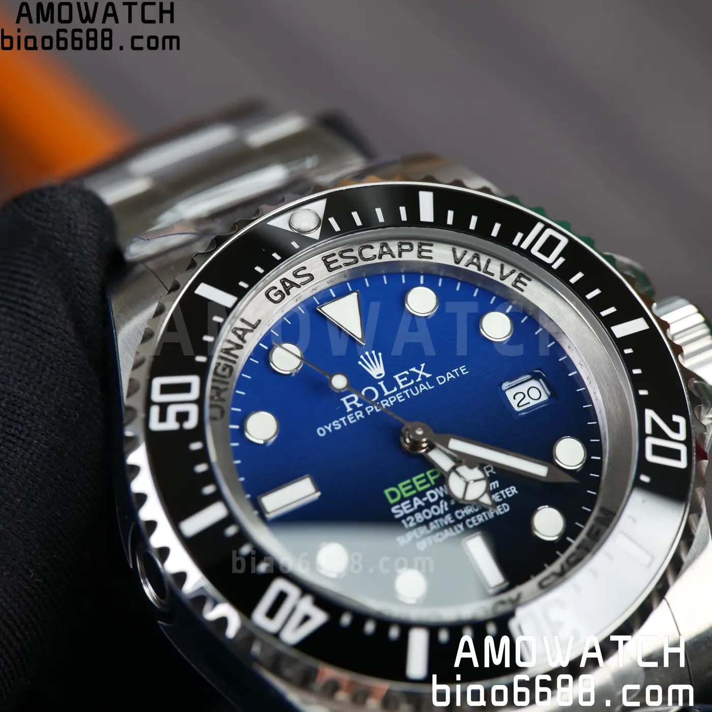 Rolex Sea Dweller D-Blue 126660 QF 1:1 Best Edition 904L SS Case and Bracelet JH3235 (Free Sprung) 92 ee29aba33837b1a AMO Watch