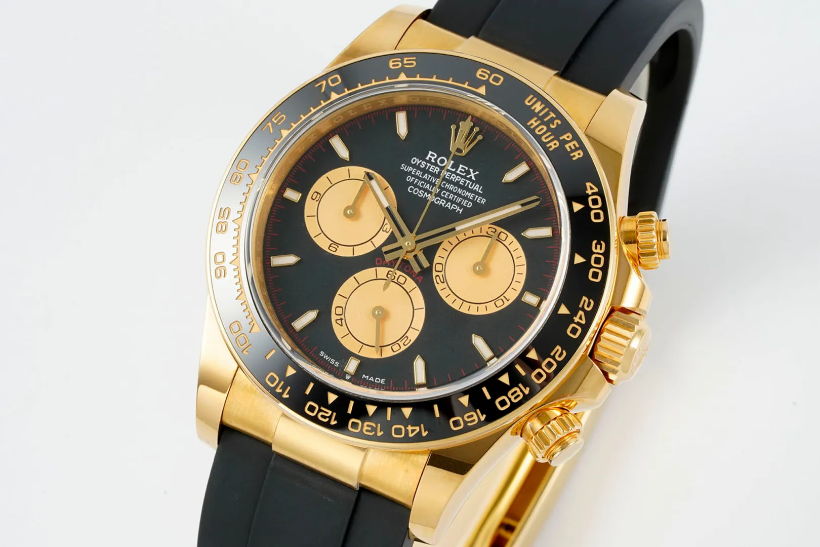 Daytona 126518 ERF Best Edition Black/YG Dial on Oysterflex Strap JH4131 (Free Sprung) 21 f2a696af97a6f45 阿默表行AmoWatch
