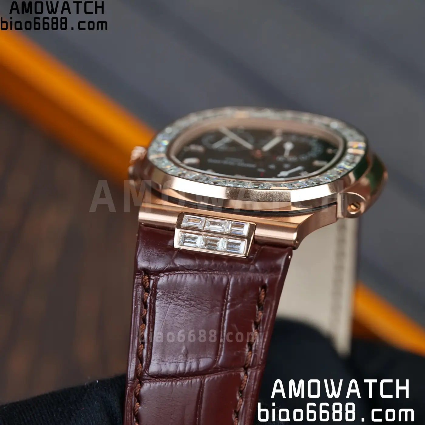 Patek Philippe Nautilus 5712R RG UMI 1:1 Best Edition Brown Dial on Mousson Bezel A240 Super Clone Weighted 91 f399456bcade9ff 阿默表行AmoWatch