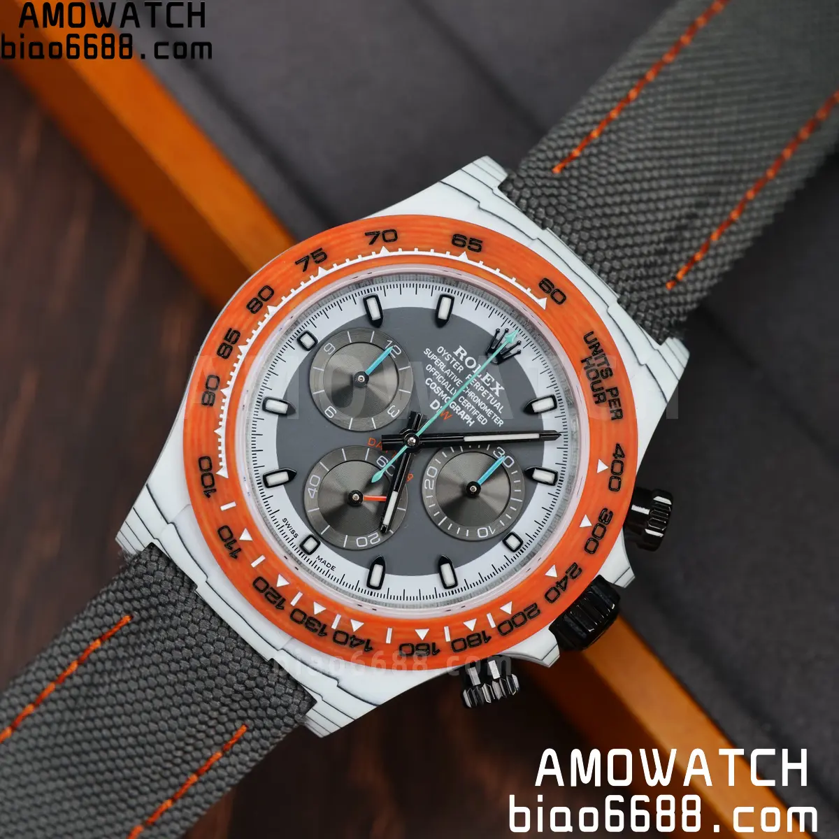 Rolex Daytona DIW White Carbon Ocellaris N6F1:1 Best Edition White/Gray Dial on Black Nylon Strap SA4130 81 f3a340b641b03df AMO Watch