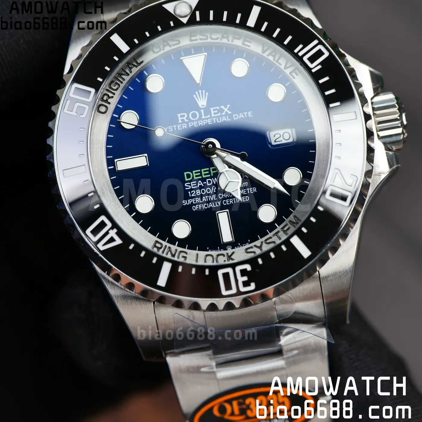 Rolex Sea Dweller D-Blue 126660 QF 1:1 Best Edition 904L SS Case and Bracelet JH3235 (Free Sprung) 91 fdff906b3b6f272 AMO Watch