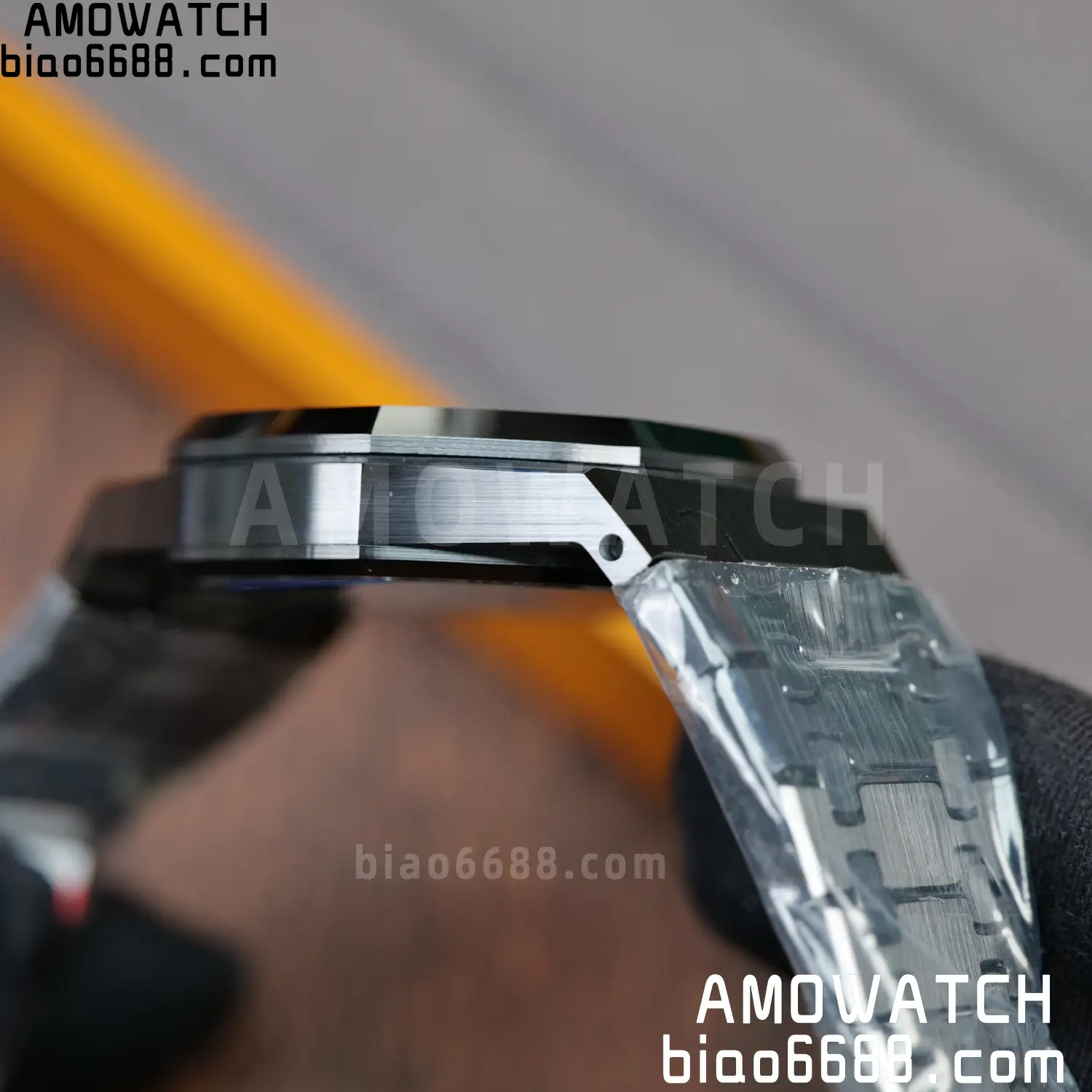 AP Royal Oak 41mm 15500 Black Ceramic ZF 1:1 Best Edition Black Dial on Ceramic Bracelet SA4302 Free Spring 91 0054572f44e8cd3 AMO Watch