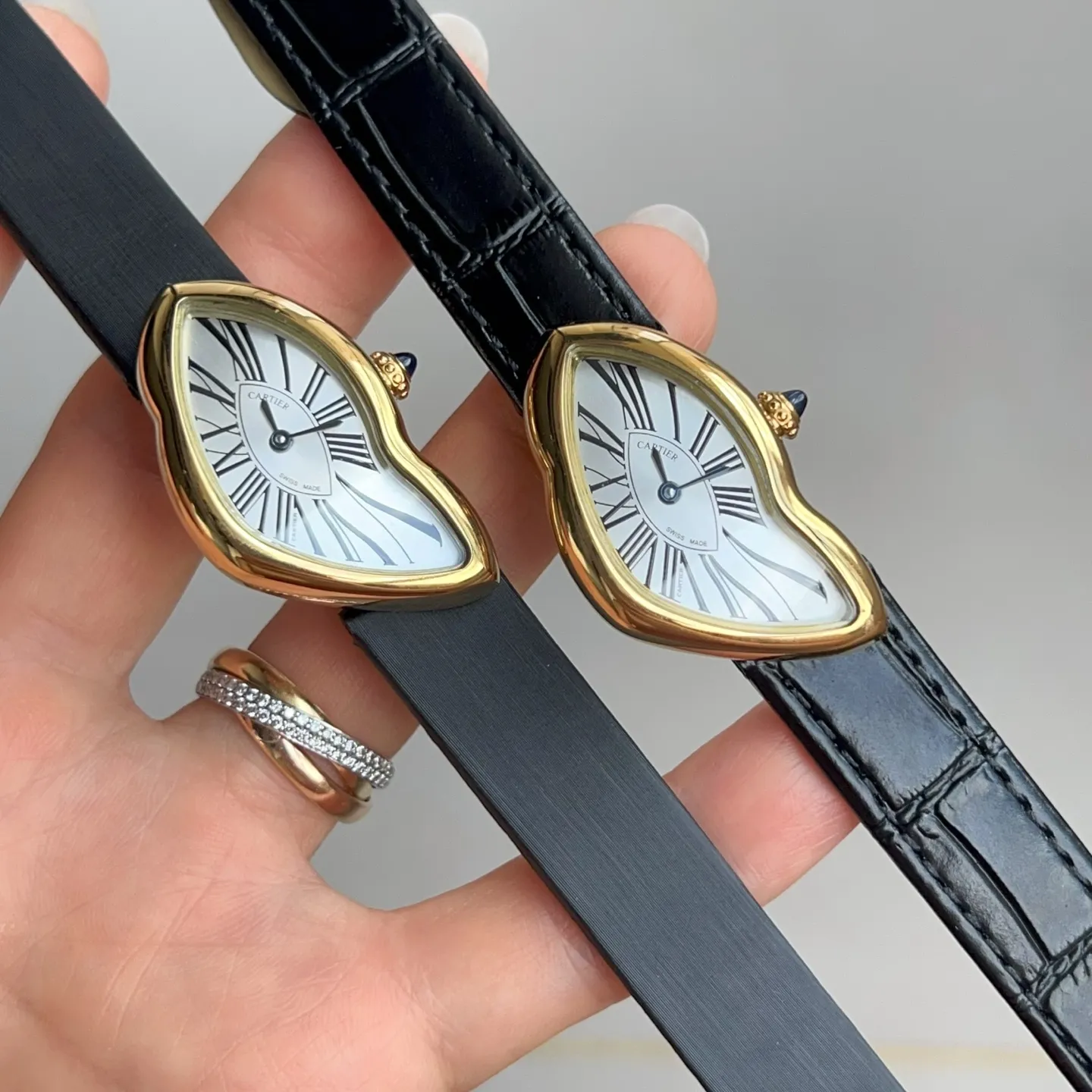 Cartier CRASH 23mm YG White dial Quartz 81 00580ceafba0d29 阿默表行AmoWatch