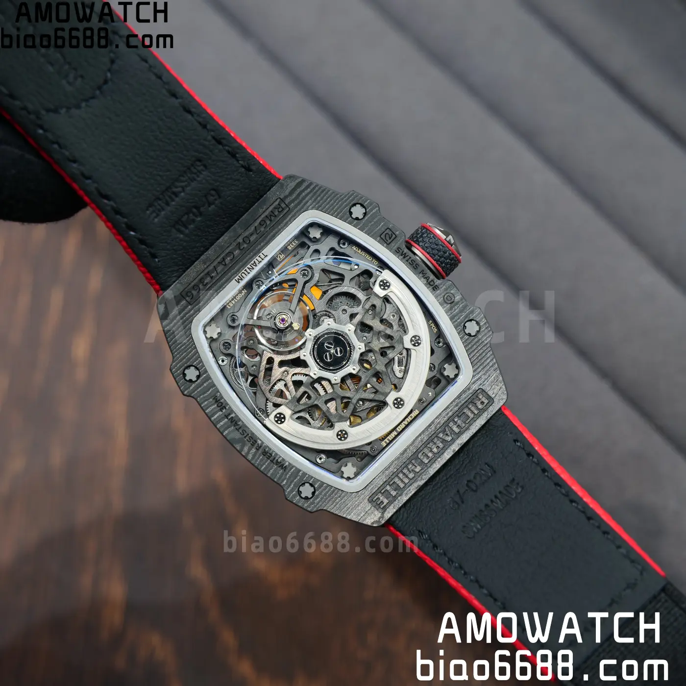 RICHARD MILLE RM67-02 Black NTPT RICH Factory 1:1 Italy Green/Red/White Skeleton Dial CRMA7 Super Clone 117 0077568d3c6494c 阿默表行AmoWatch