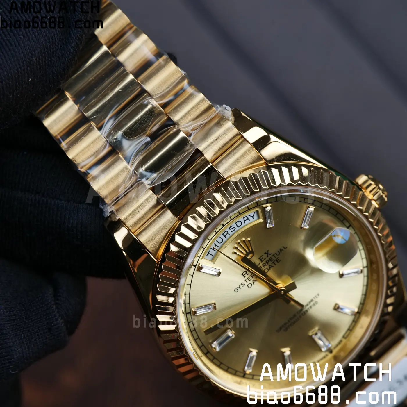 Custom Made Rolex Day Date 40 YG CBDF 1:1 Best Edition (Weighted) 72 02d93ca302de0e4 AMO Watch