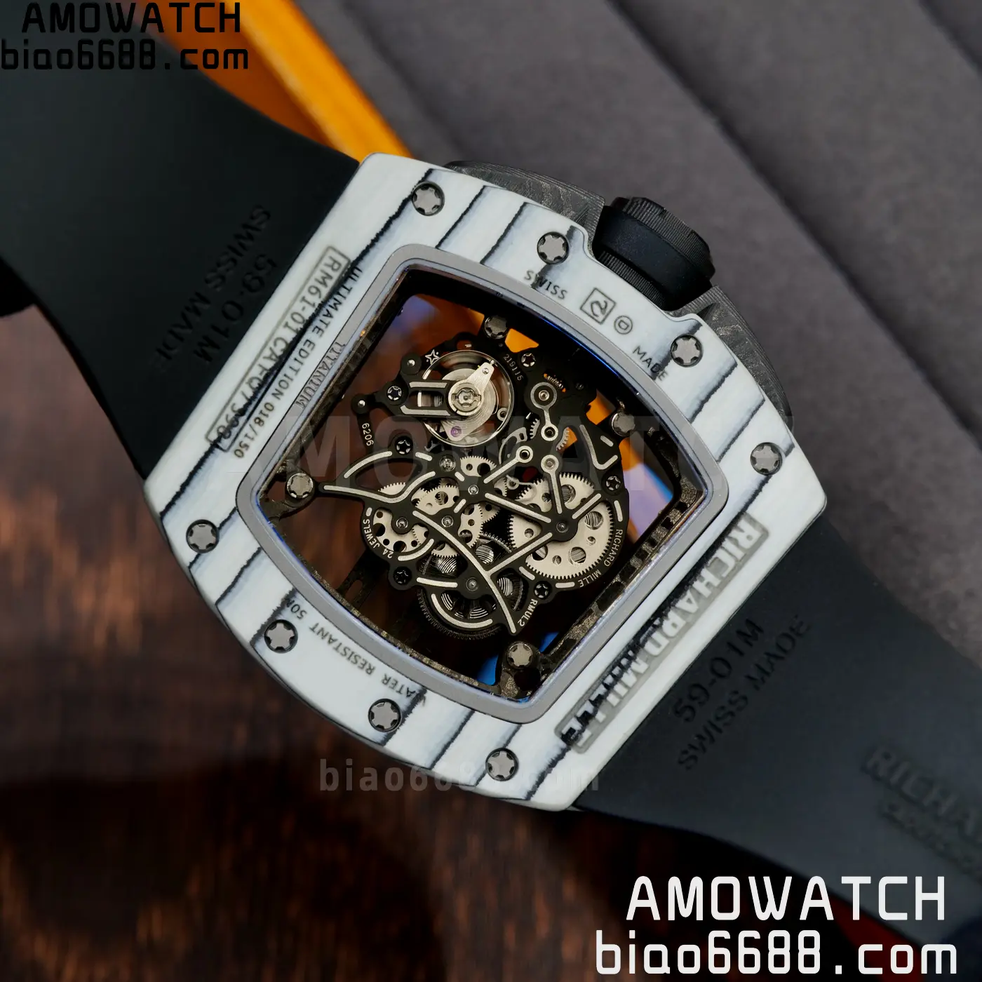 RICHARD MILLE RM61-01 RM6101 A9F 1:1 Best Edition Black Bezel Strap RMUL3 Free Sprung 97 032243a0e8629df 阿默表行AmoWatch