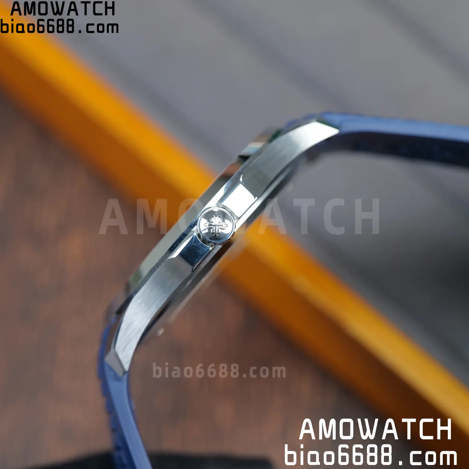 PP Aquanaut 5168G 42mm SS WSF 1:1 Best Edition Blue Dial On Blue Rubber Strap Super Clone DD330 Weighted 150g 77 039c42343cb5cae AMO Watch