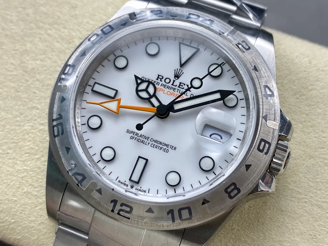 Rolex Explorer II 42mm 226570 Black 904L SS QF 1:1 Best Edition White Dial on Bracelet DD3285 29 03d7b1bb2cddb25 AMO Watch