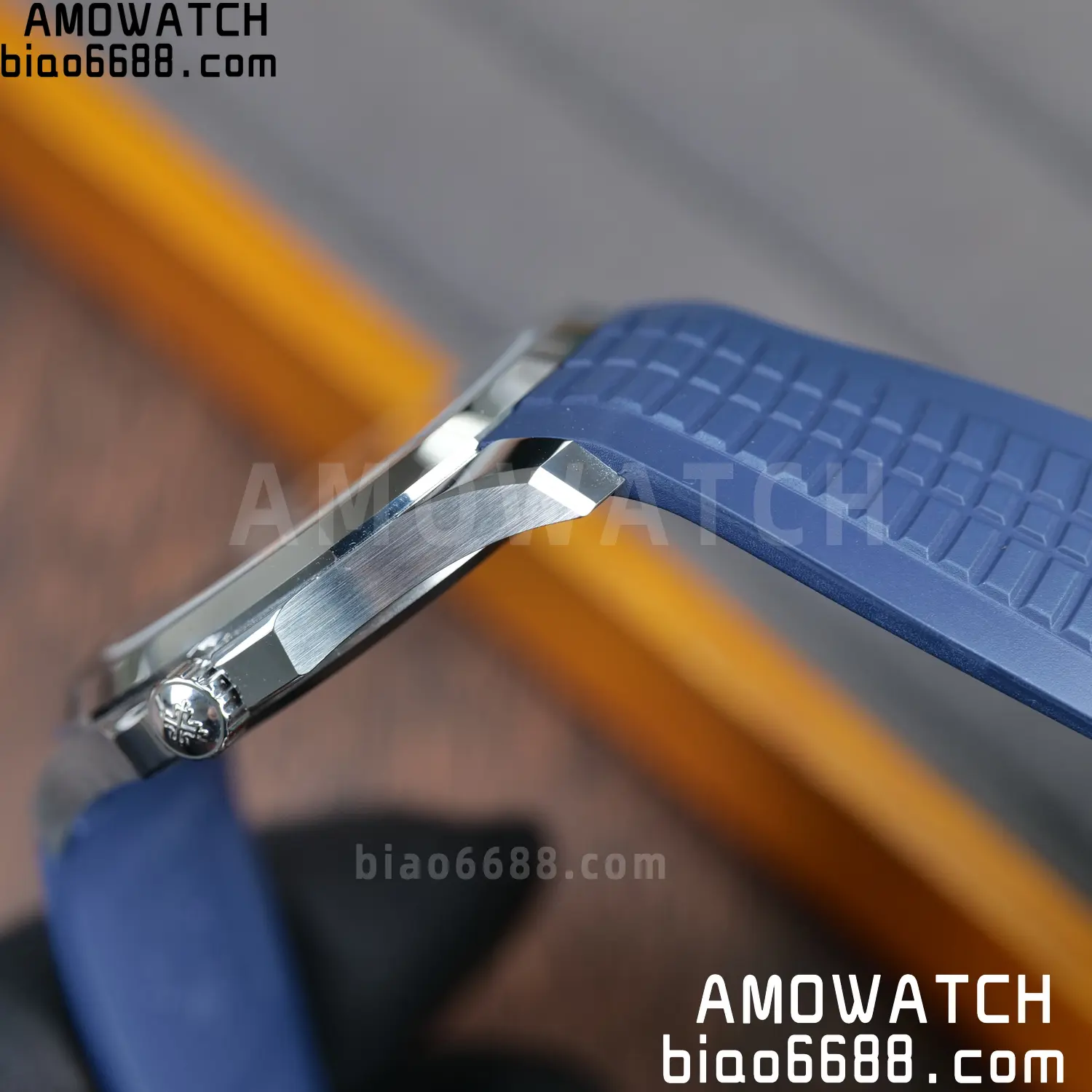 PP Aquanaut 5168G 42mm SS WSF 1:1 Best Edition Blue Dial On Blue Rubber Strap Super Clone DD330 Weighted 150g 78 043966145185fbd AMO Watch