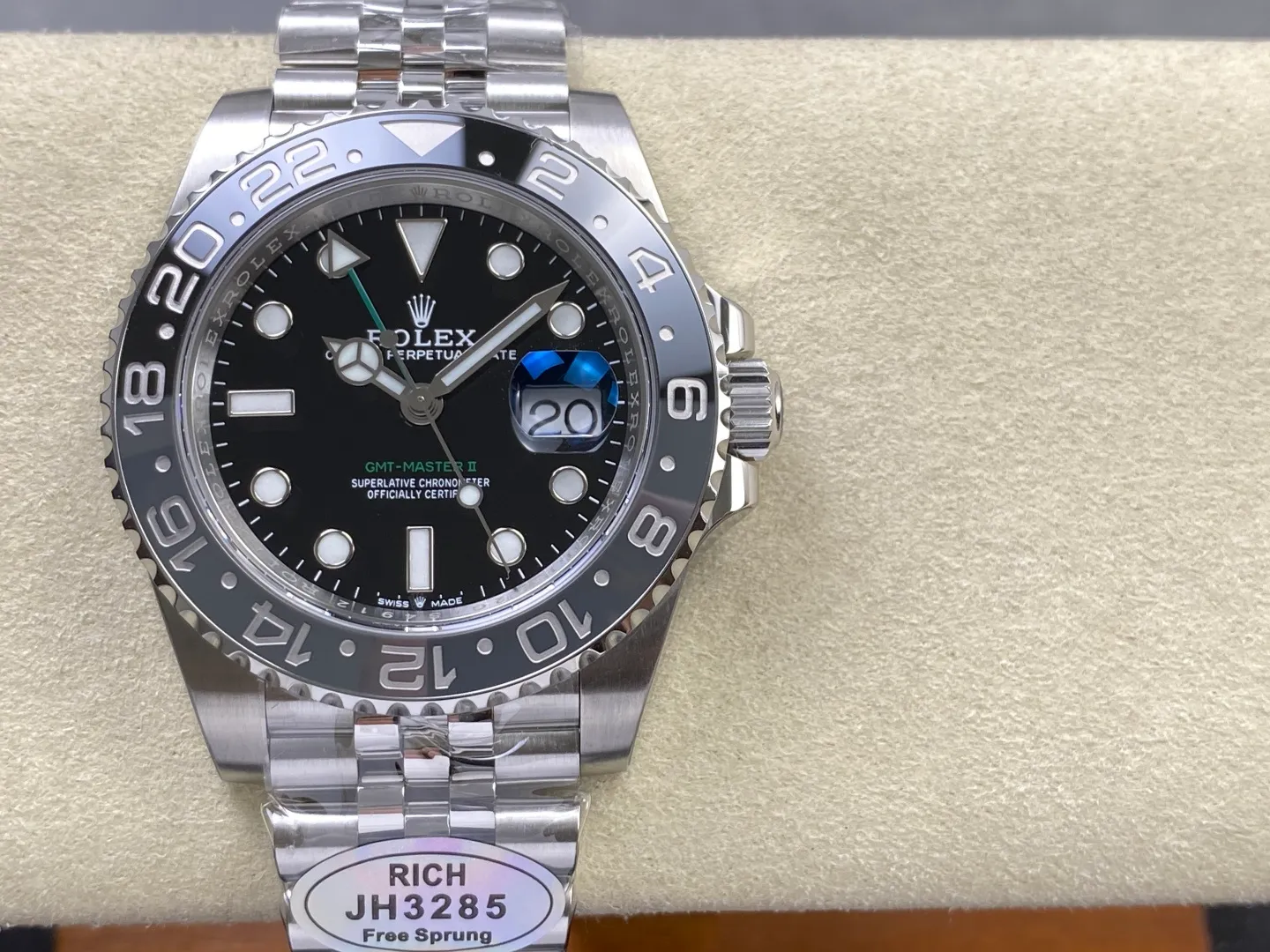 Rolex GMT-Master II 126710 BLNR 904L Steel RICH Bruce Wayne 1:1 Best Edition on Jubilee Bracelet JH3285 (Free Sprung) V2 42 04e48206f72caf9 阿默表行AmoWatch