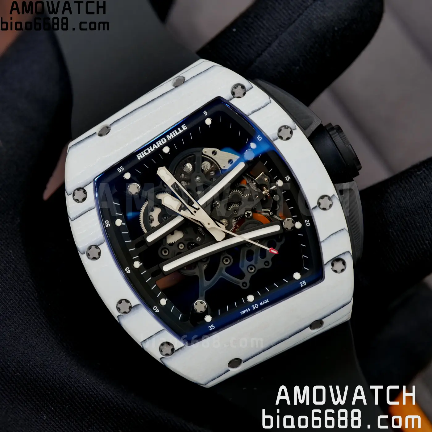 RICHARD MILLE RM61-01 RM6101 A9F 1:1 Best Edition Black Bezel Strap RMUL3 Free Sprung 92 04fbb93389f15f6 阿默表行AmoWatch