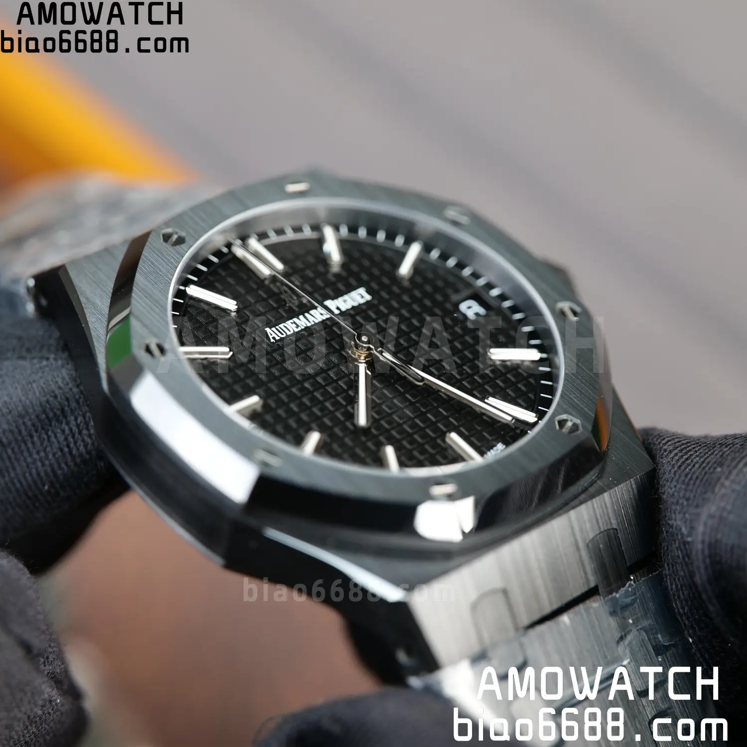 AP Royal Oak 41mm 15500 Black Ceramic ZF 1:1 Best Edition Black Dial on Ceramic Bracelet SA4302 Free Spring 103 05ae1bd3834699f AMO Watch