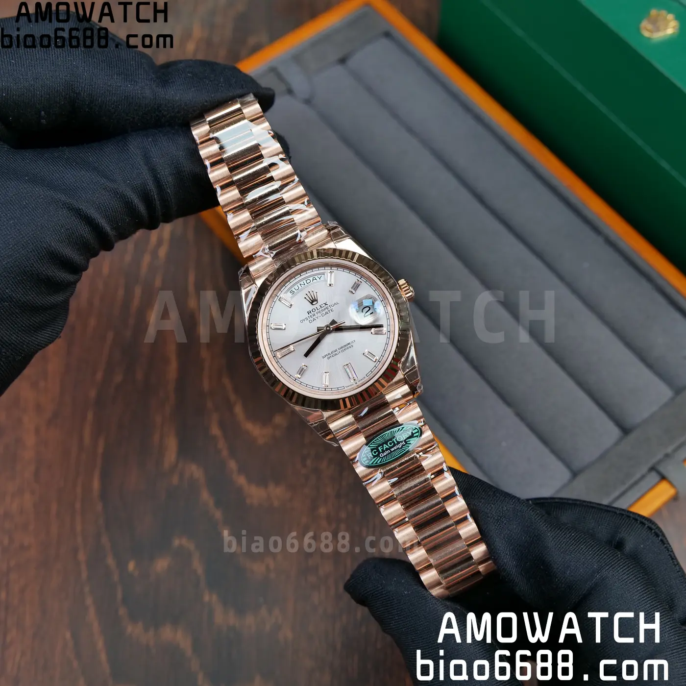 Rolex Day Date 40 RG 228236 RCF 1:1 Best Edition RG Dial on President Bracelet VR3255 (211g) 59 06a943fe1fca6e9 AMO Watch