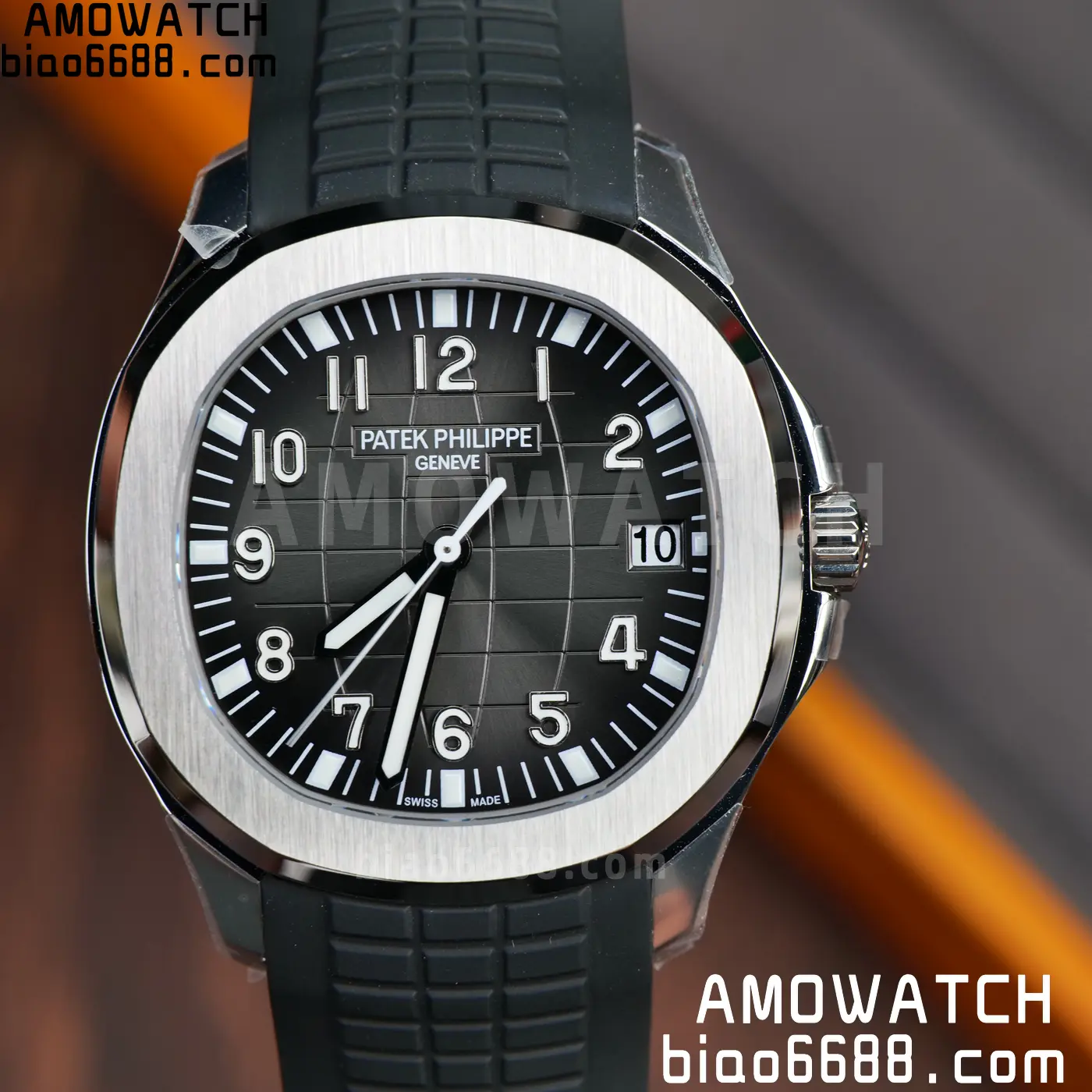 PP Aquanaut 5167 SS DDF 1:1 Best Edition Gray Dial on Black Rubber Strap DD324 26 06fa7f10fd18e39 AMO Watch